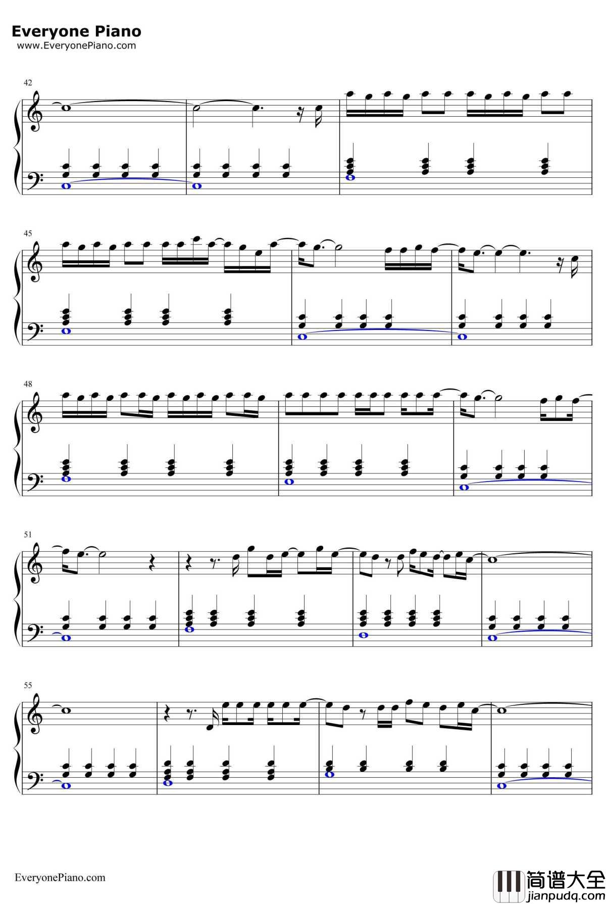 November_Rain钢琴谱_GunsN'Roses