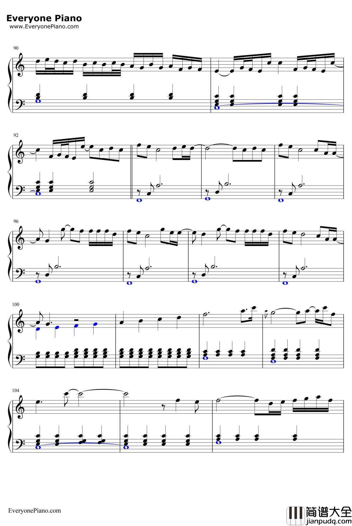 November_Rain钢琴谱_GunsN'Roses