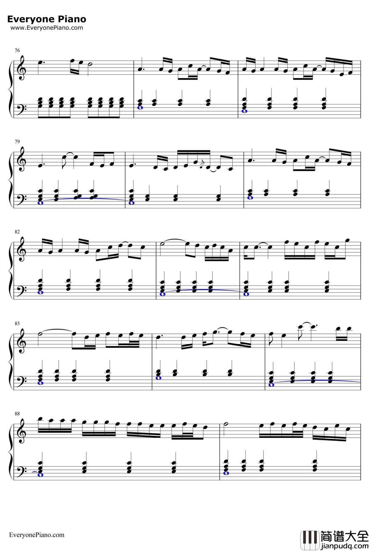 November_Rain钢琴谱_GunsN'Roses