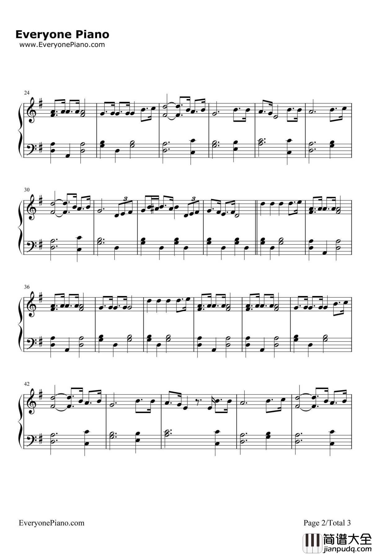 Yellow_Submarine钢琴谱_TheBeatles