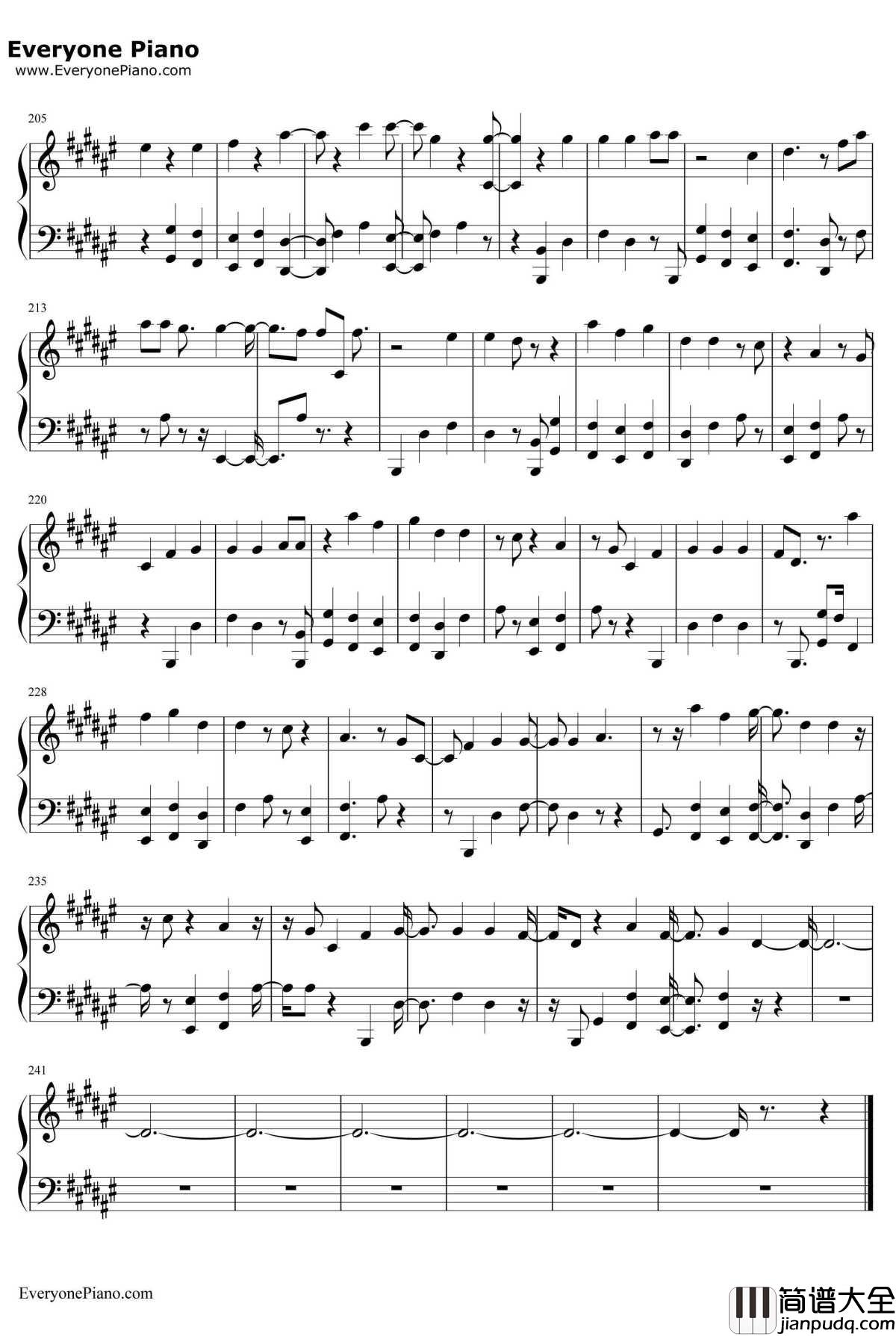 Strip_That_Down钢琴谱_LiamPayne