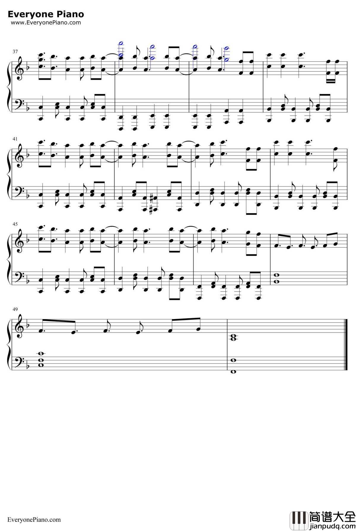 イマココ钢琴谱_东山奈央_月色真美OP