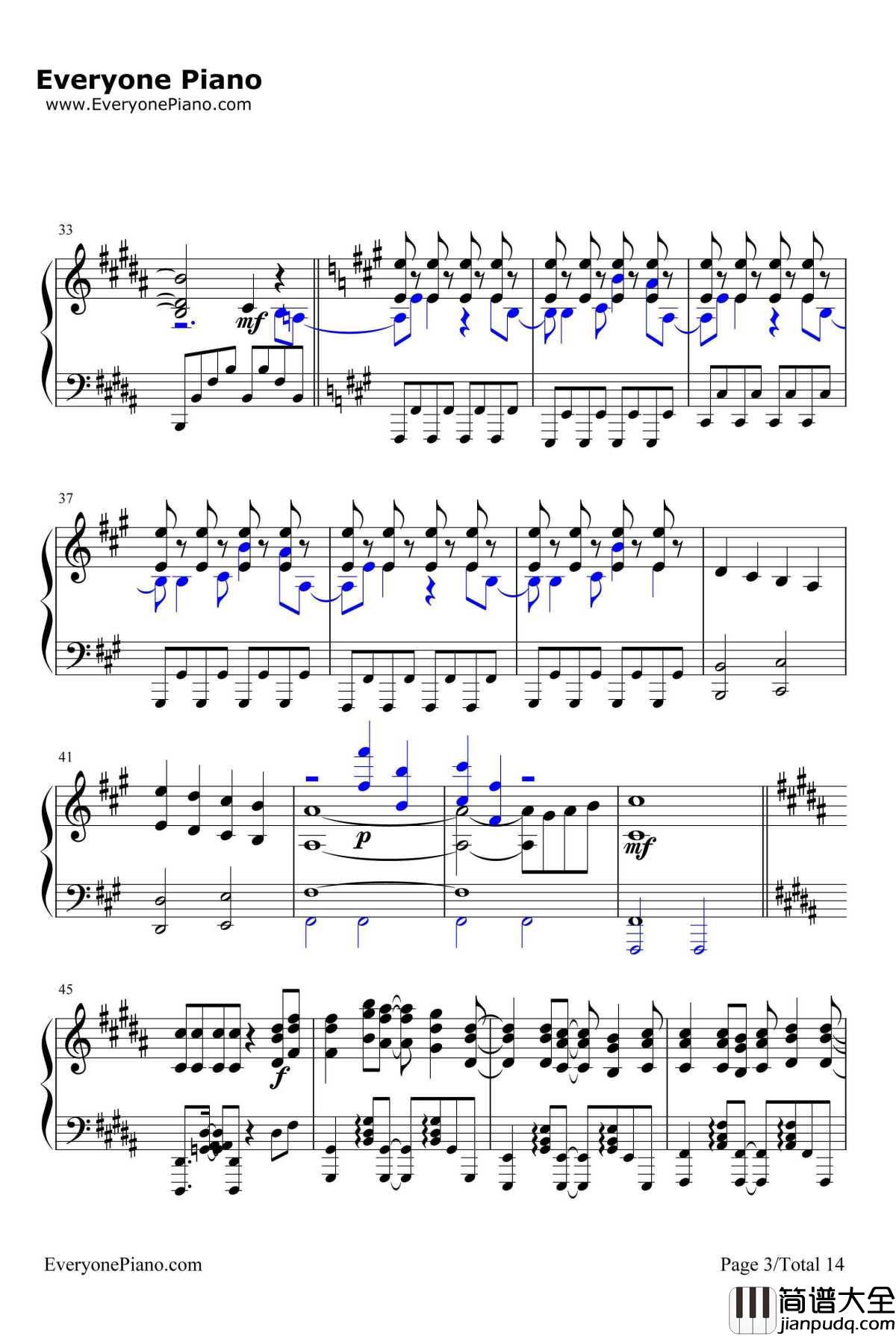 終わりの世界から钢琴谱_麻枝准やなぎなぎ_麻枝准