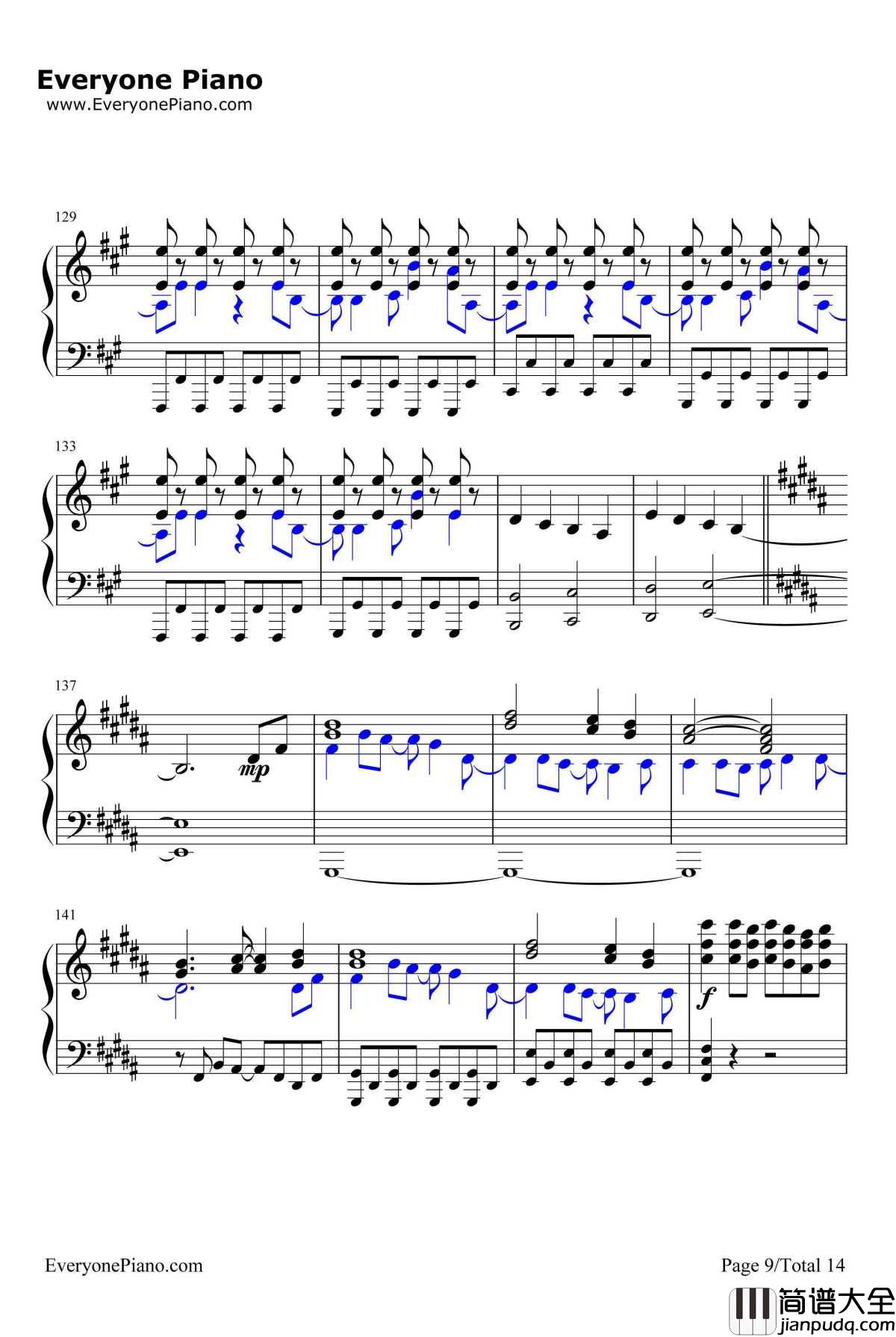 終わりの世界から钢琴谱_麻枝准やなぎなぎ_麻枝准