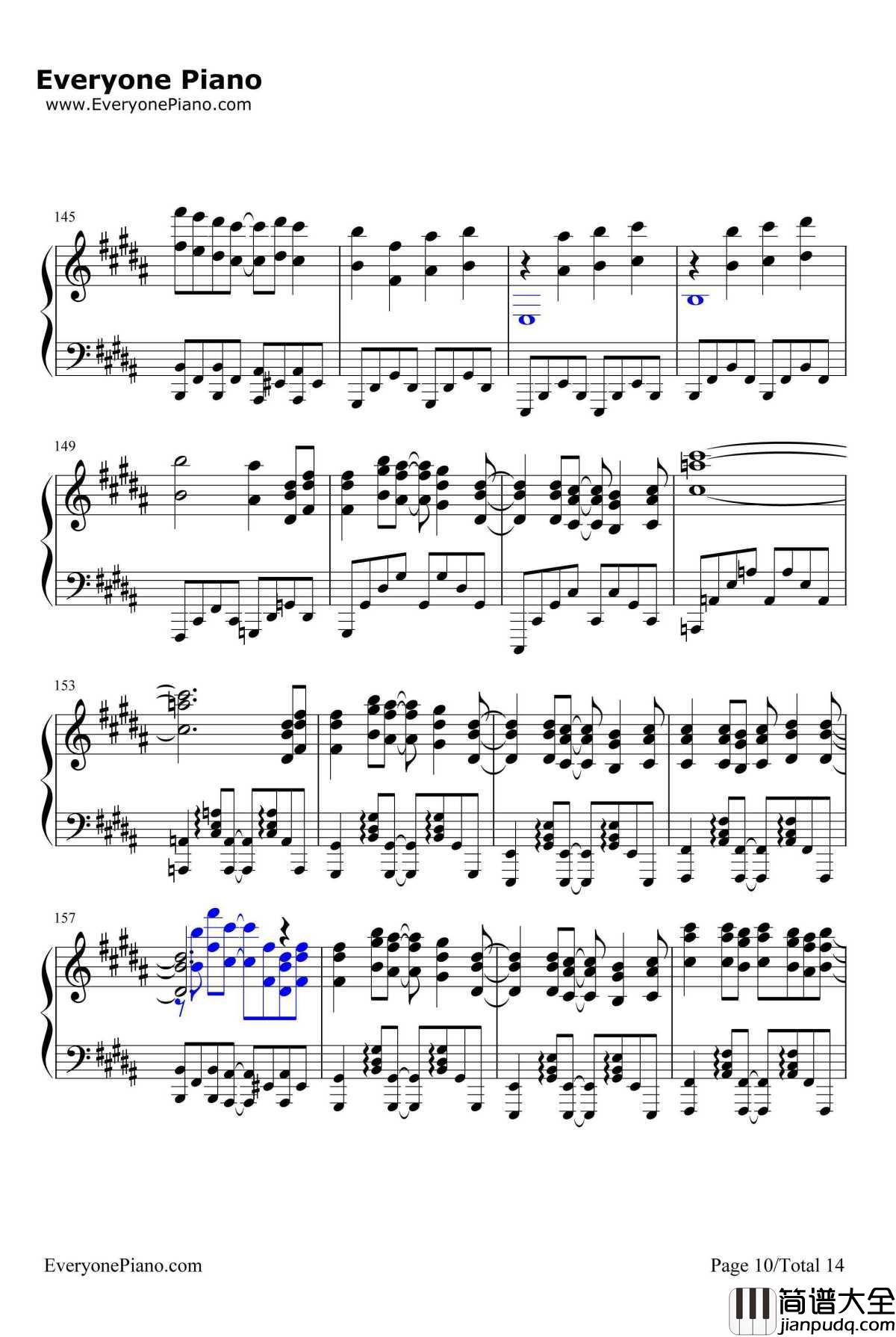 終わりの世界から钢琴谱_麻枝准やなぎなぎ_麻枝准