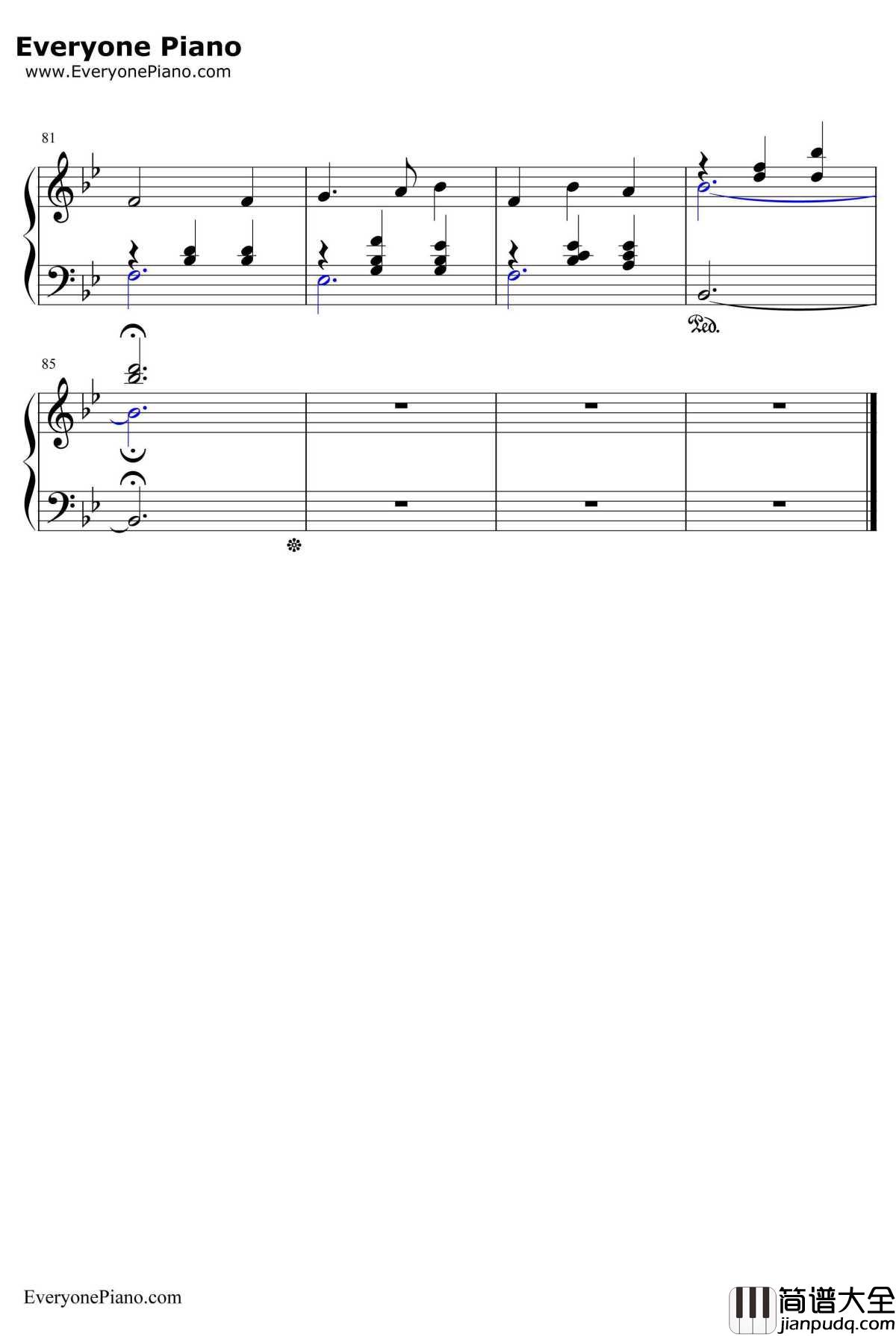 Rainbow_Connection钢琴谱_KermittheFrog_布偶电影OST