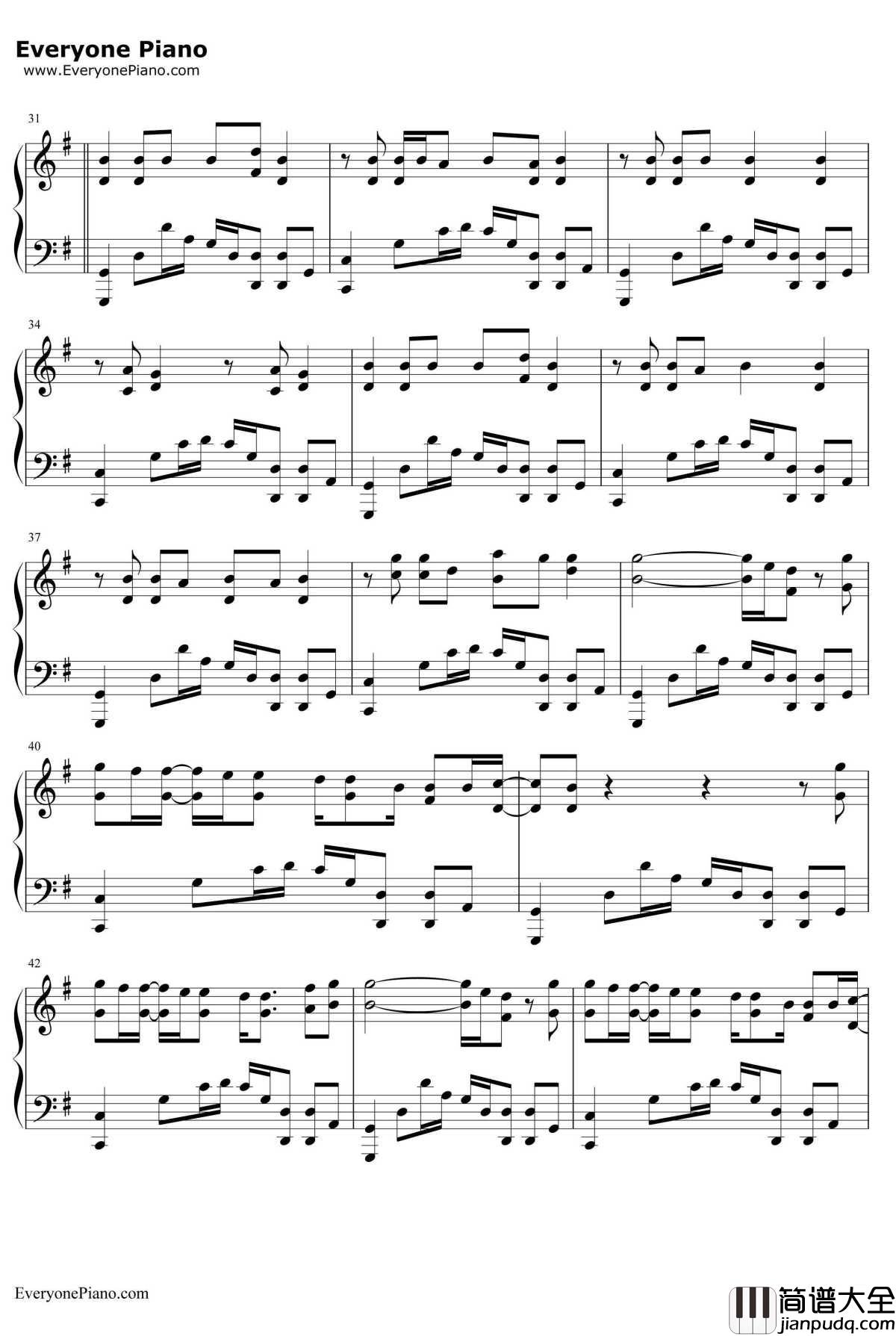 22钢琴谱_TaylorSwift