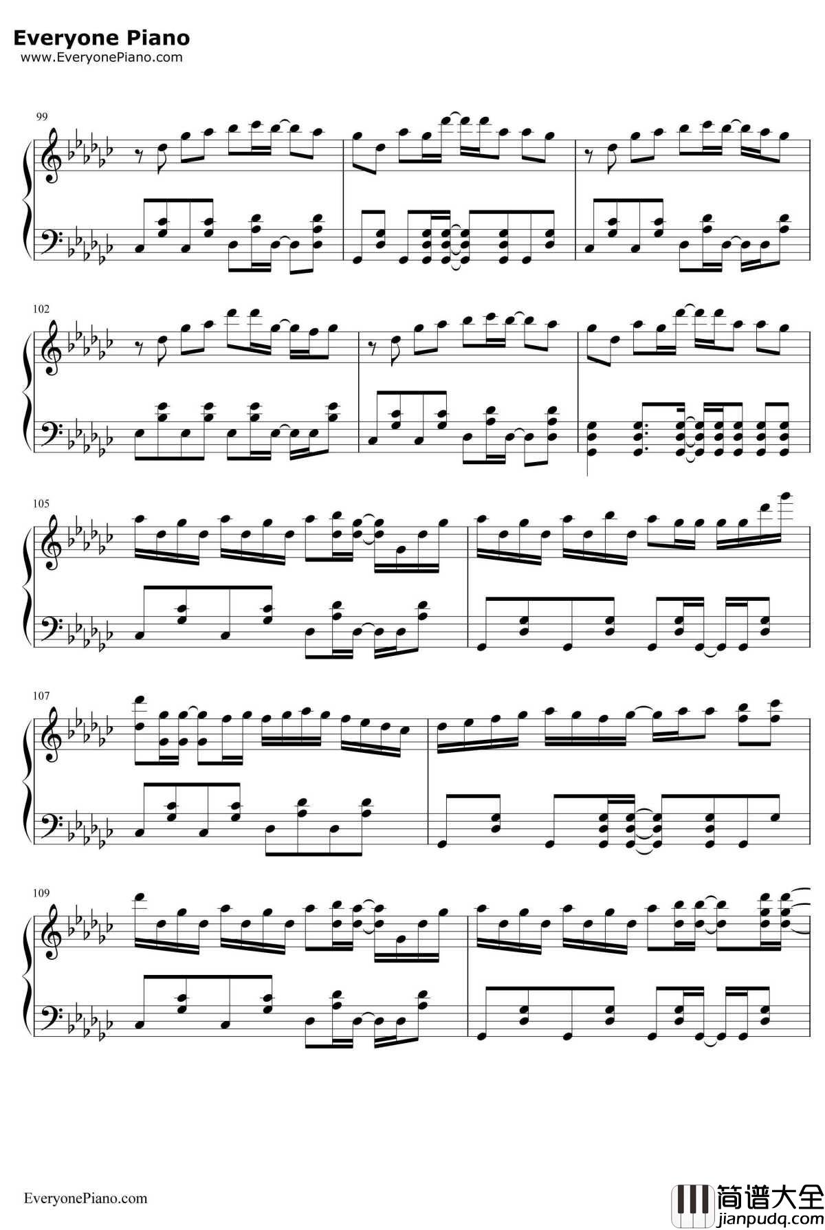 ハッピーシンセサイザ钢琴谱_EasyPop