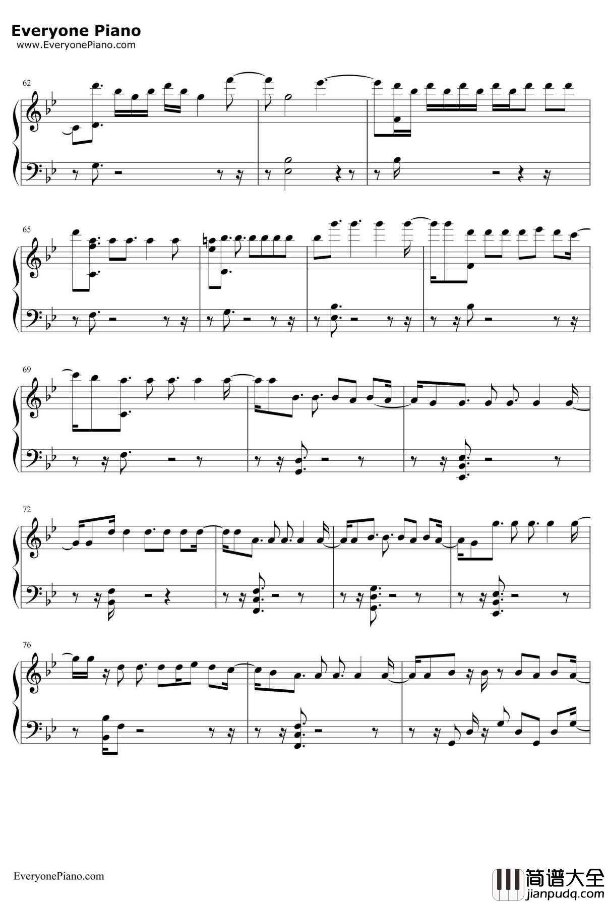 Sky钢琴谱_AlanWalkerandAlexSkrindo