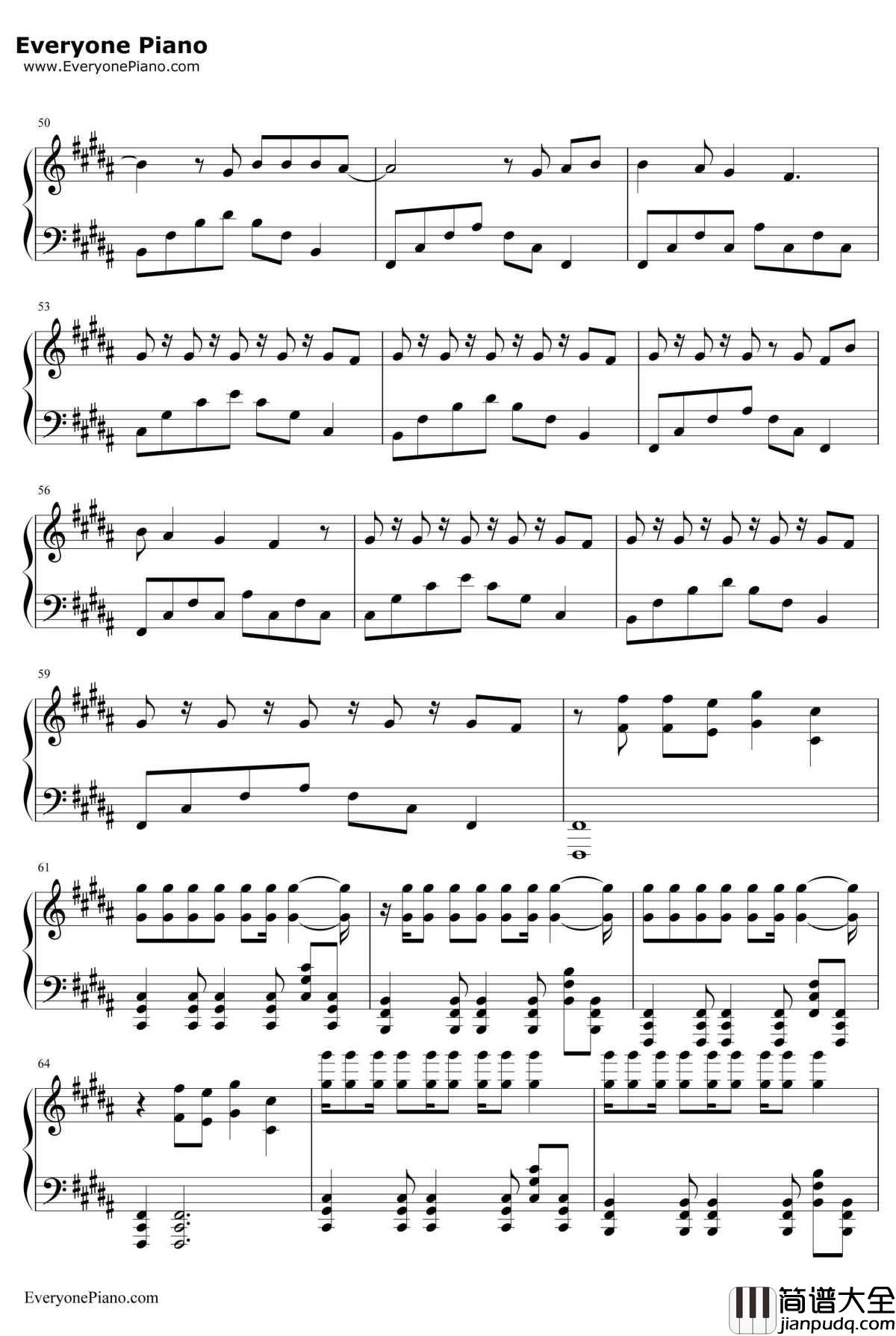 The_Fox钢琴谱_Ylvis_挪威组合