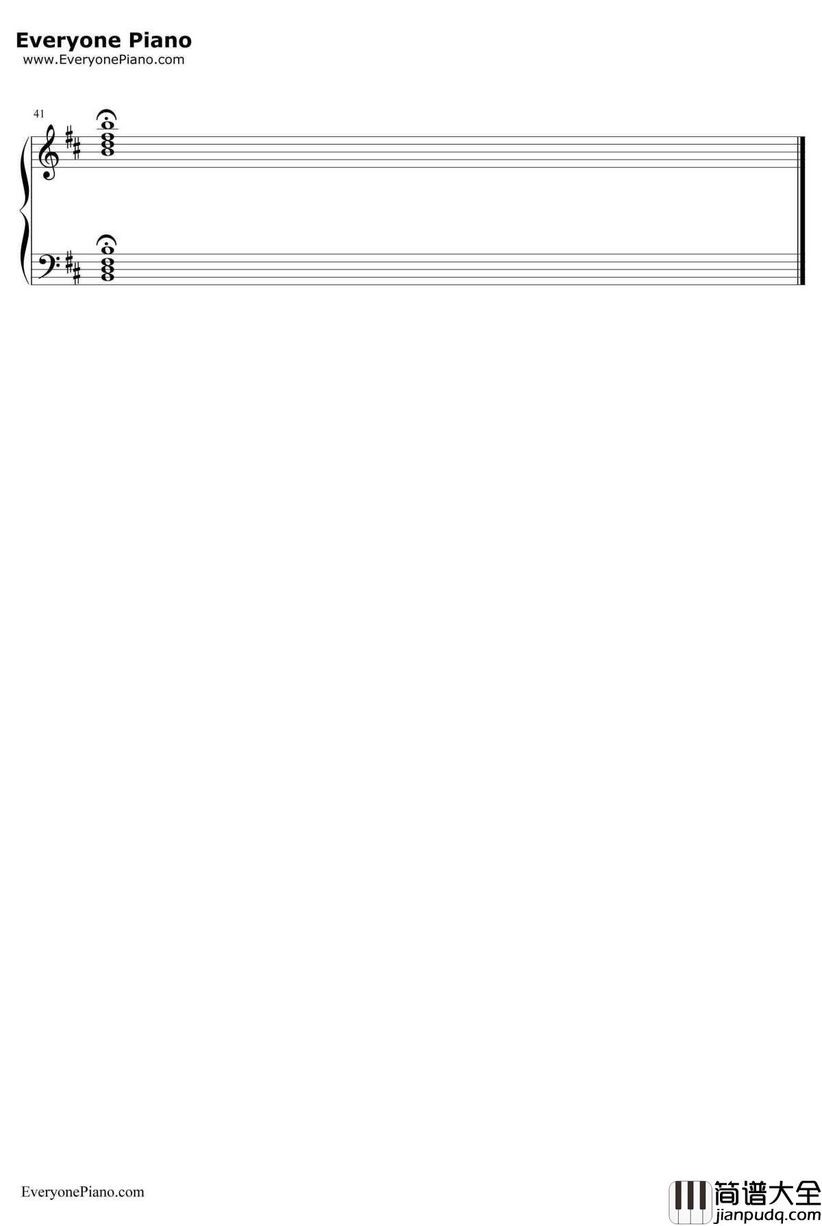 热情のスペクトラム钢琴谱_生物股长_七大罪OP