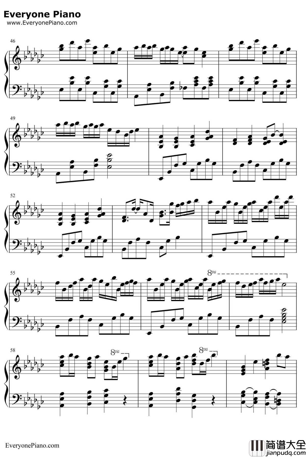 凛として咲く花の如く钢琴谱_红色リトマス_pop'nmusic