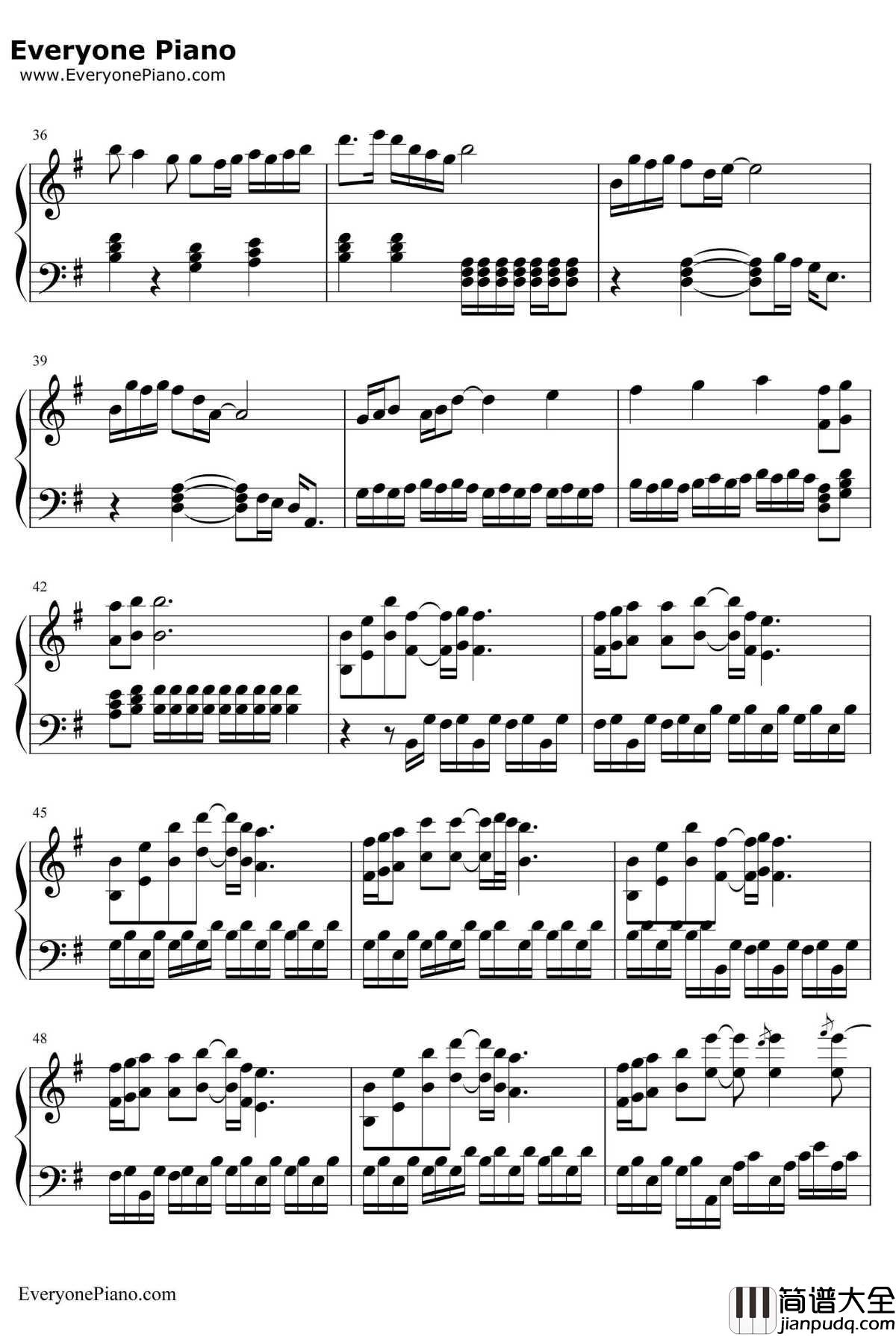 疤痕钢琴谱_麦振鸿_花千骨配乐