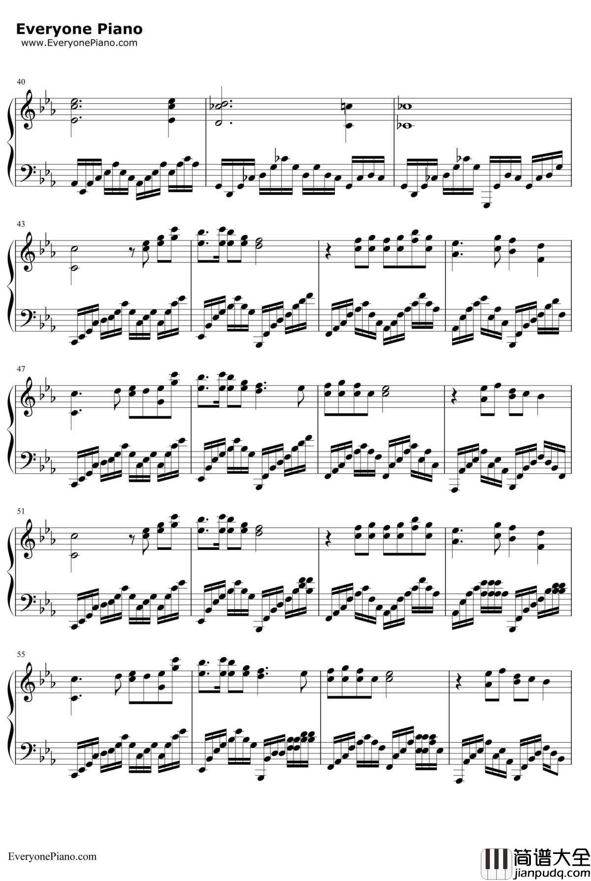 El_Dorado钢琴谱_TwoStepsfromHell_史诗音乐