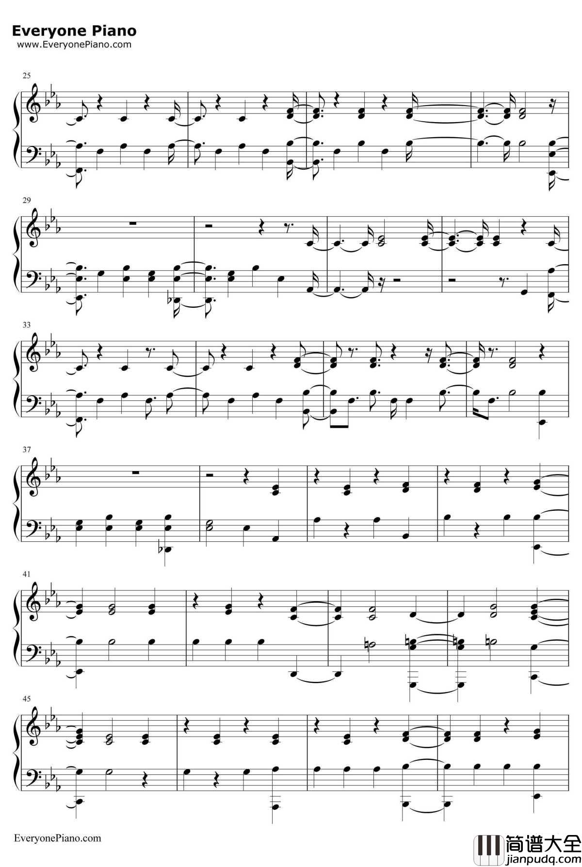 Free_Me钢琴谱_Sia