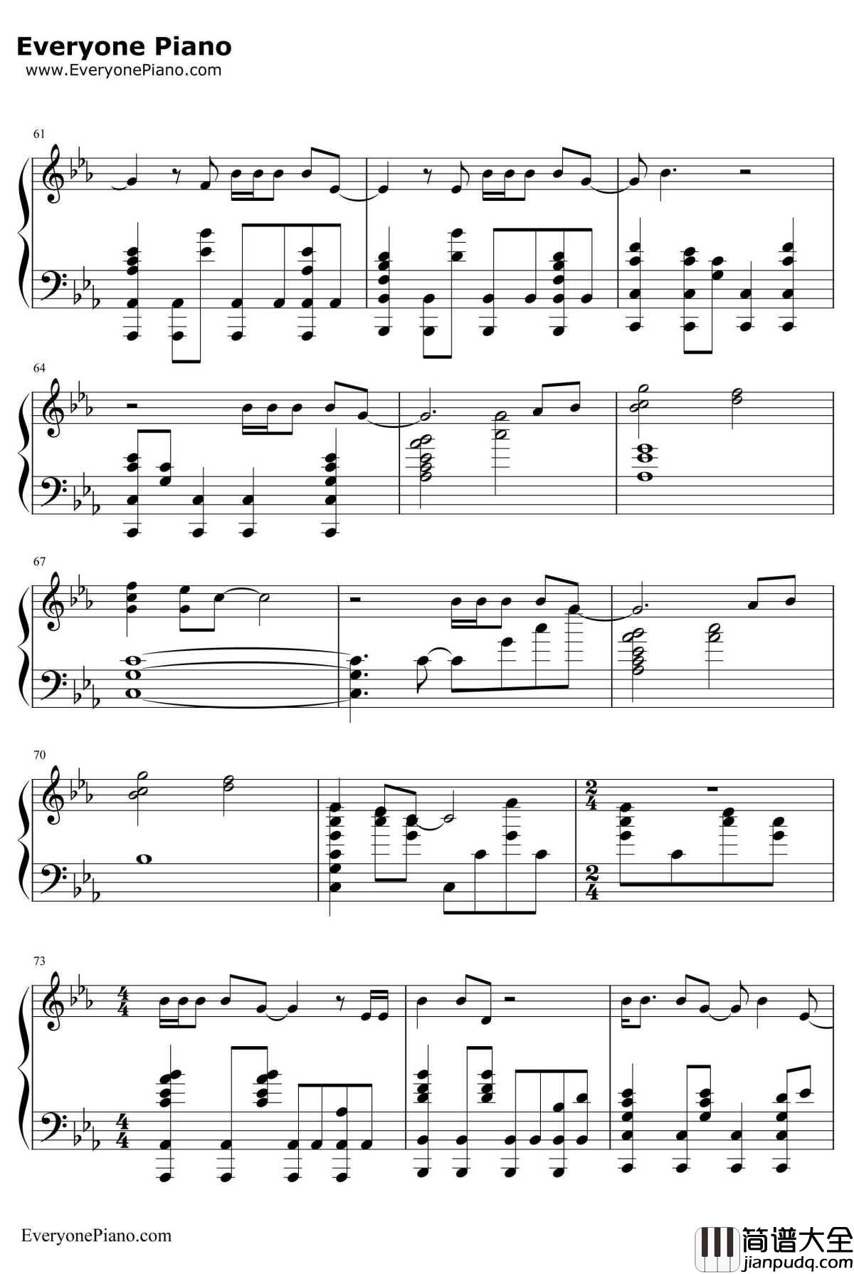 Running_Up_That_Hill钢琴谱_KateBush_RunningUpThatHill