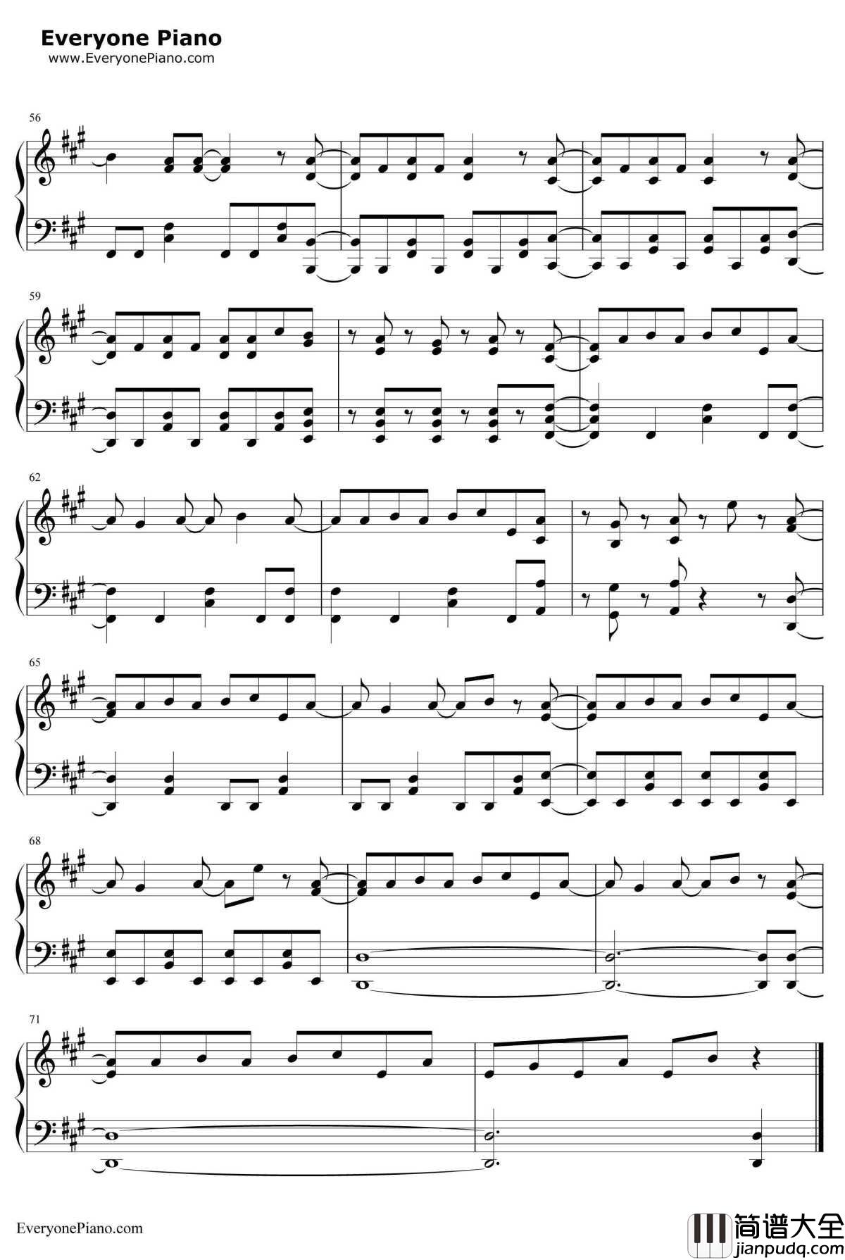 Blow_Out钢琴谱_铃木木乃美_不正经的魔术讲师与禁忌教典OP