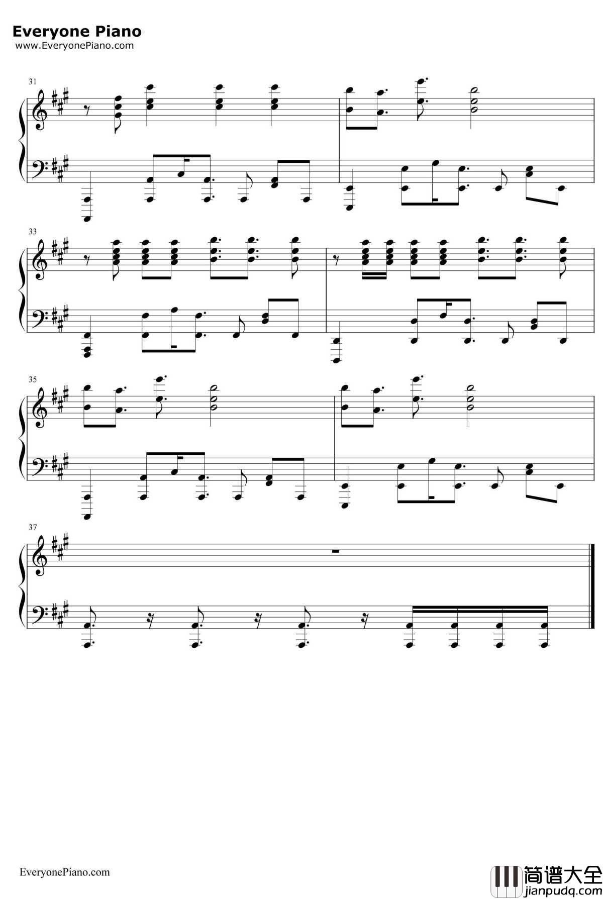 sh0ut钢琴谱_SawanoHiroyuki[nZk]:Tielle&Gemie_ReCREATORSOP