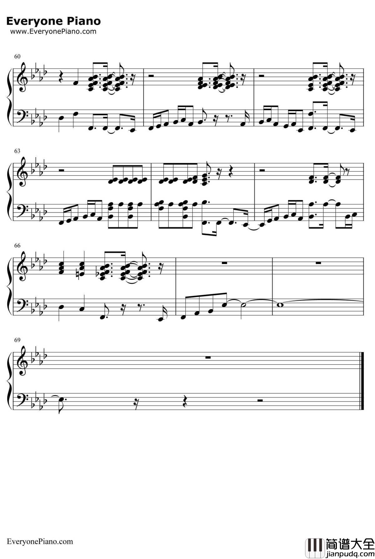 24K_Magic钢琴谱_BrunoMars