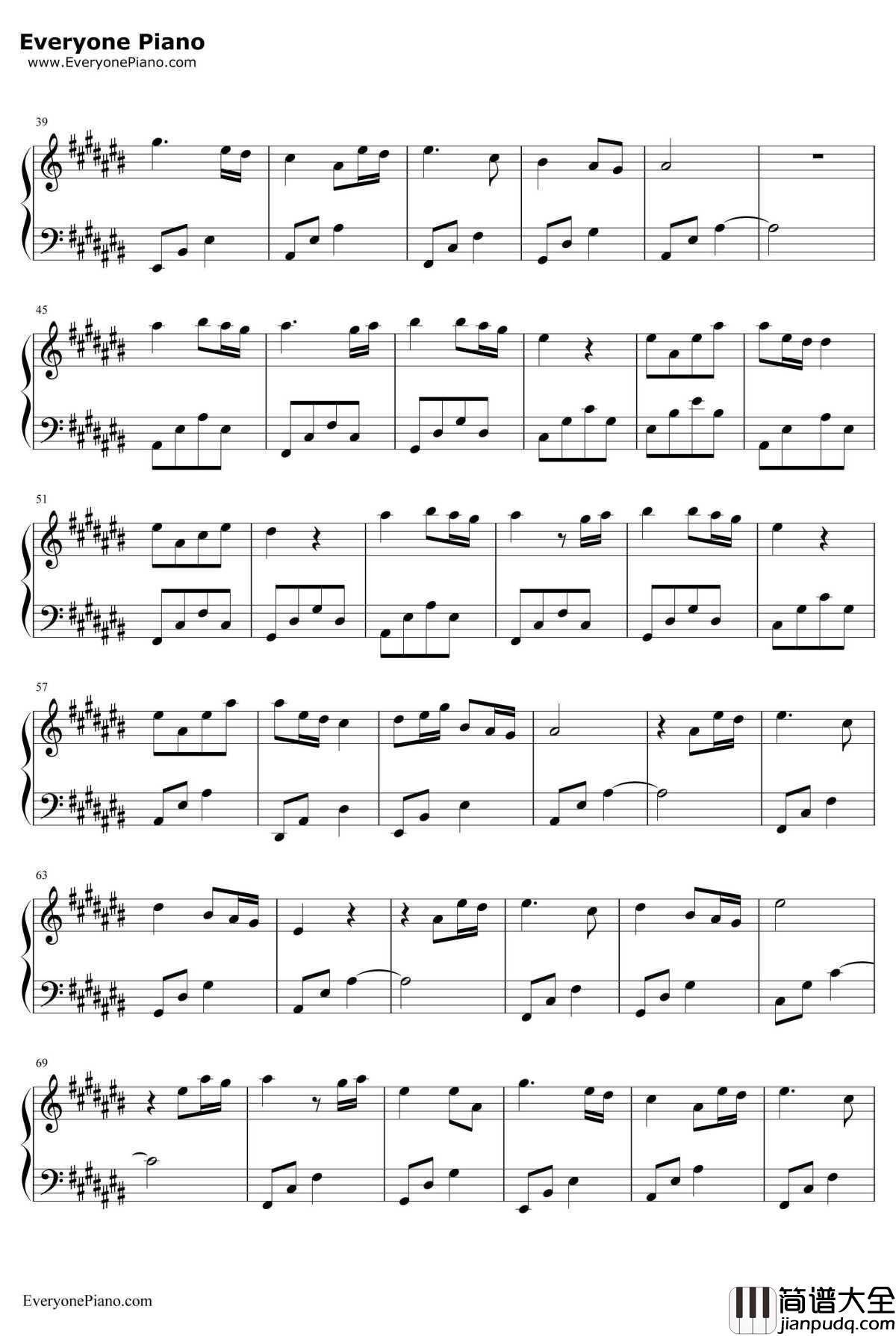 不说话钢琴谱_周深_大护法概念曲