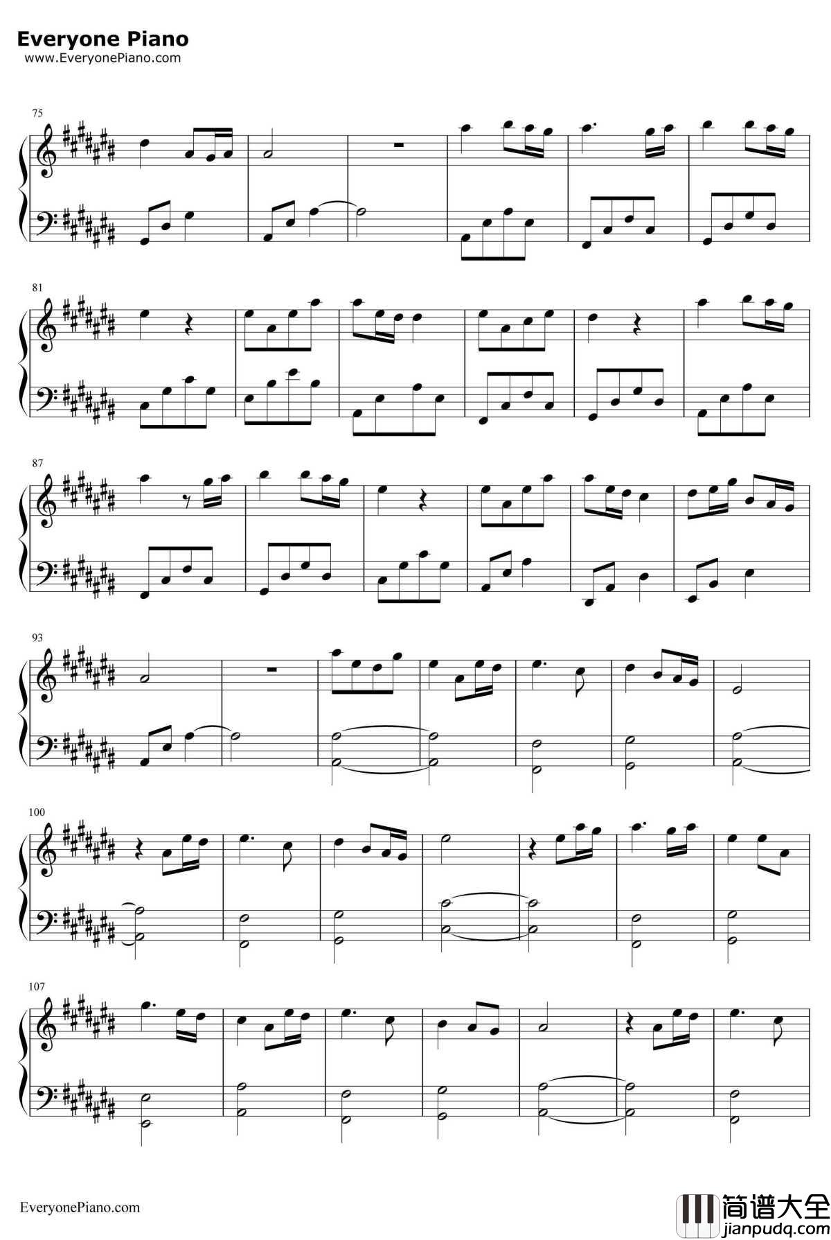 不说话钢琴谱_周深_大护法概念曲