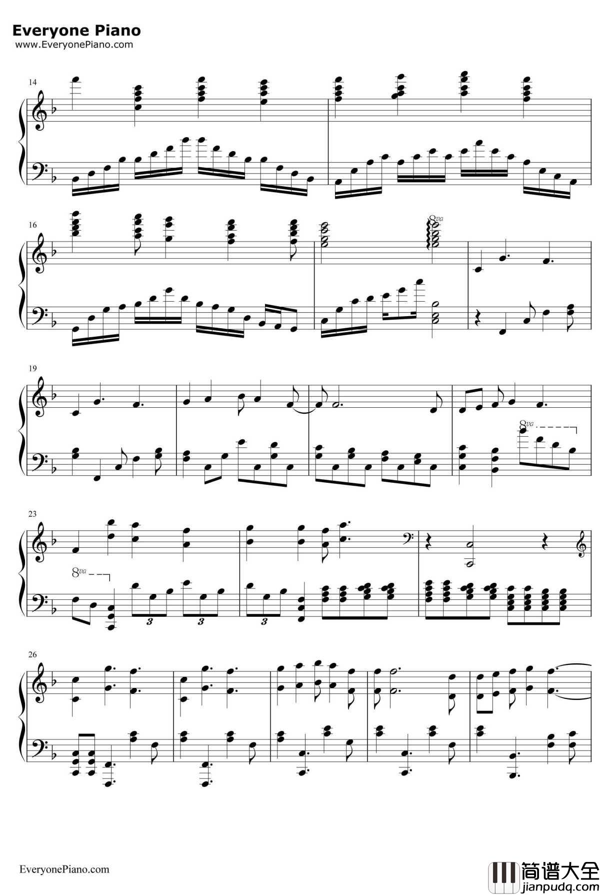 それは仆たちの奇迹钢琴谱_μ's_LoveLiveOP2