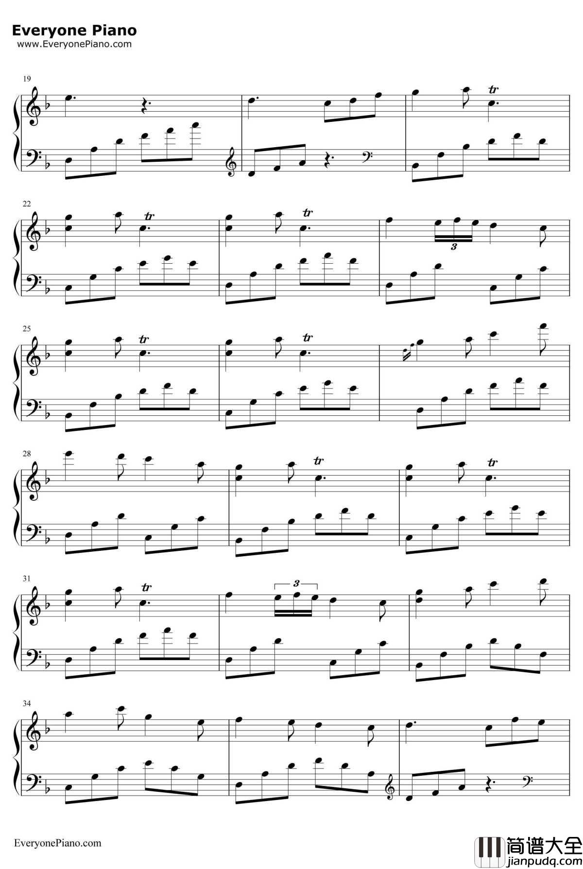 千本樱变奏钢琴谱_初音ミク