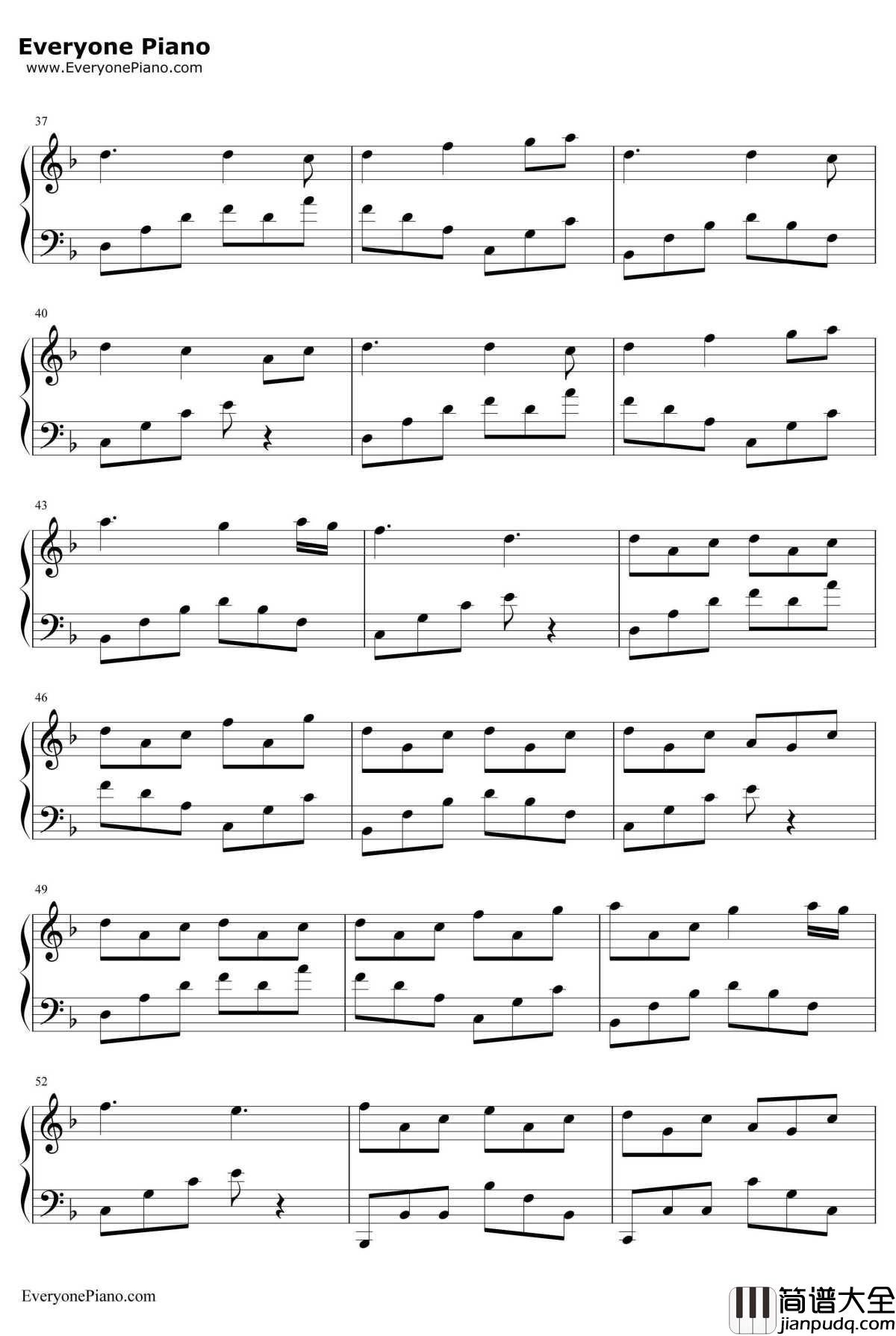 千本樱变奏钢琴谱_初音ミク