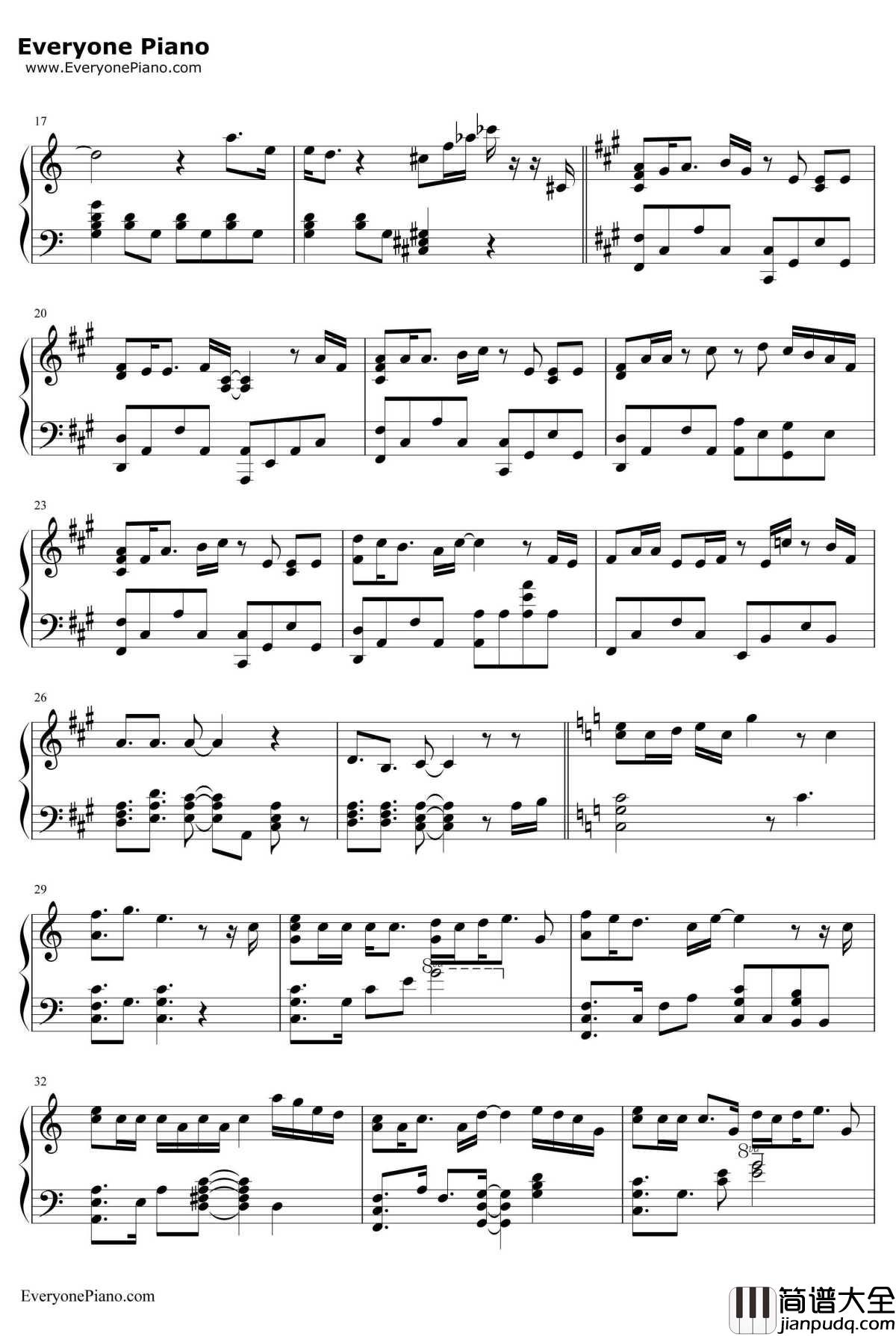 蝶々结び钢琴谱_Aimer