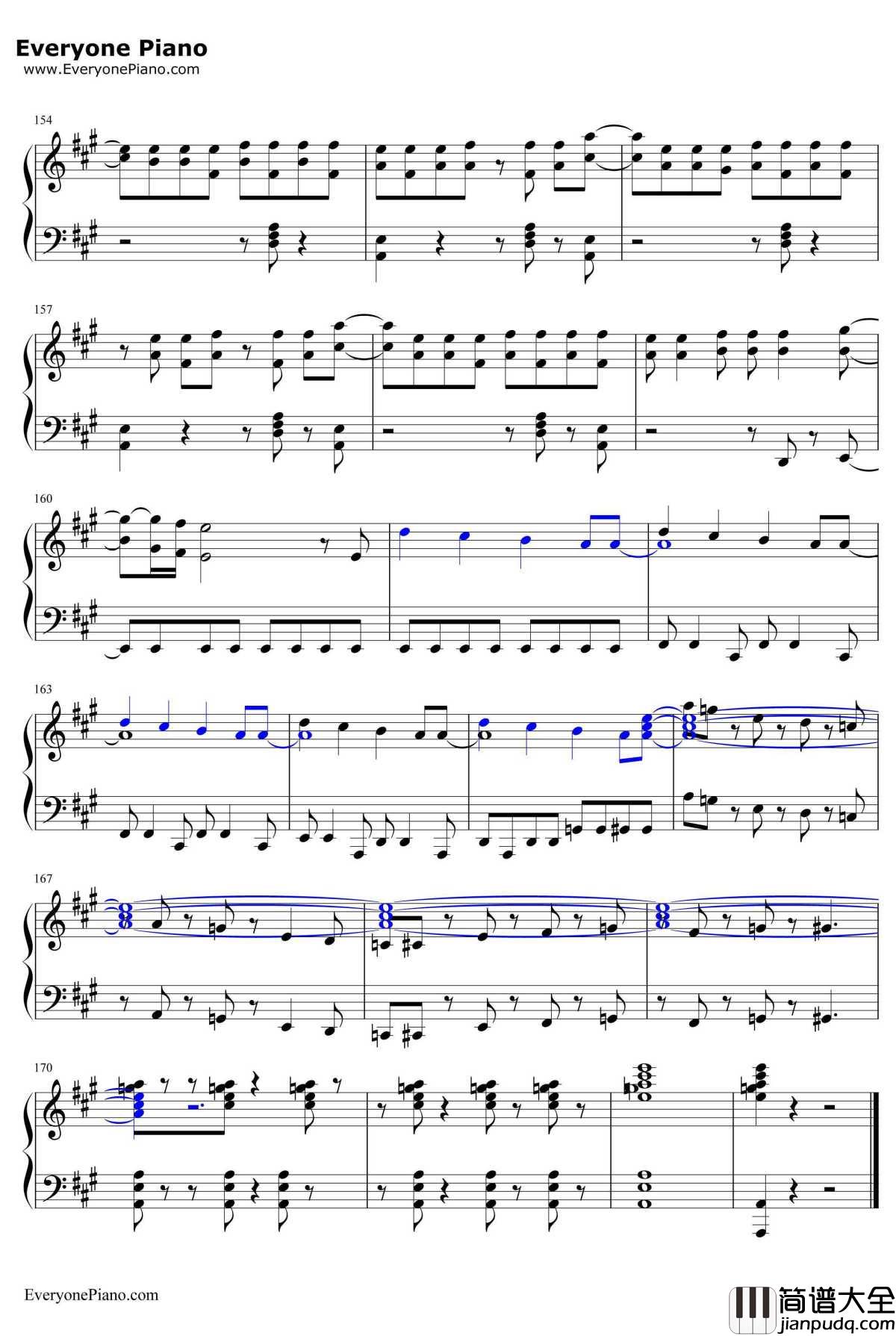 You_Can't_Stop_The_Beat钢琴谱_MarcShaiman