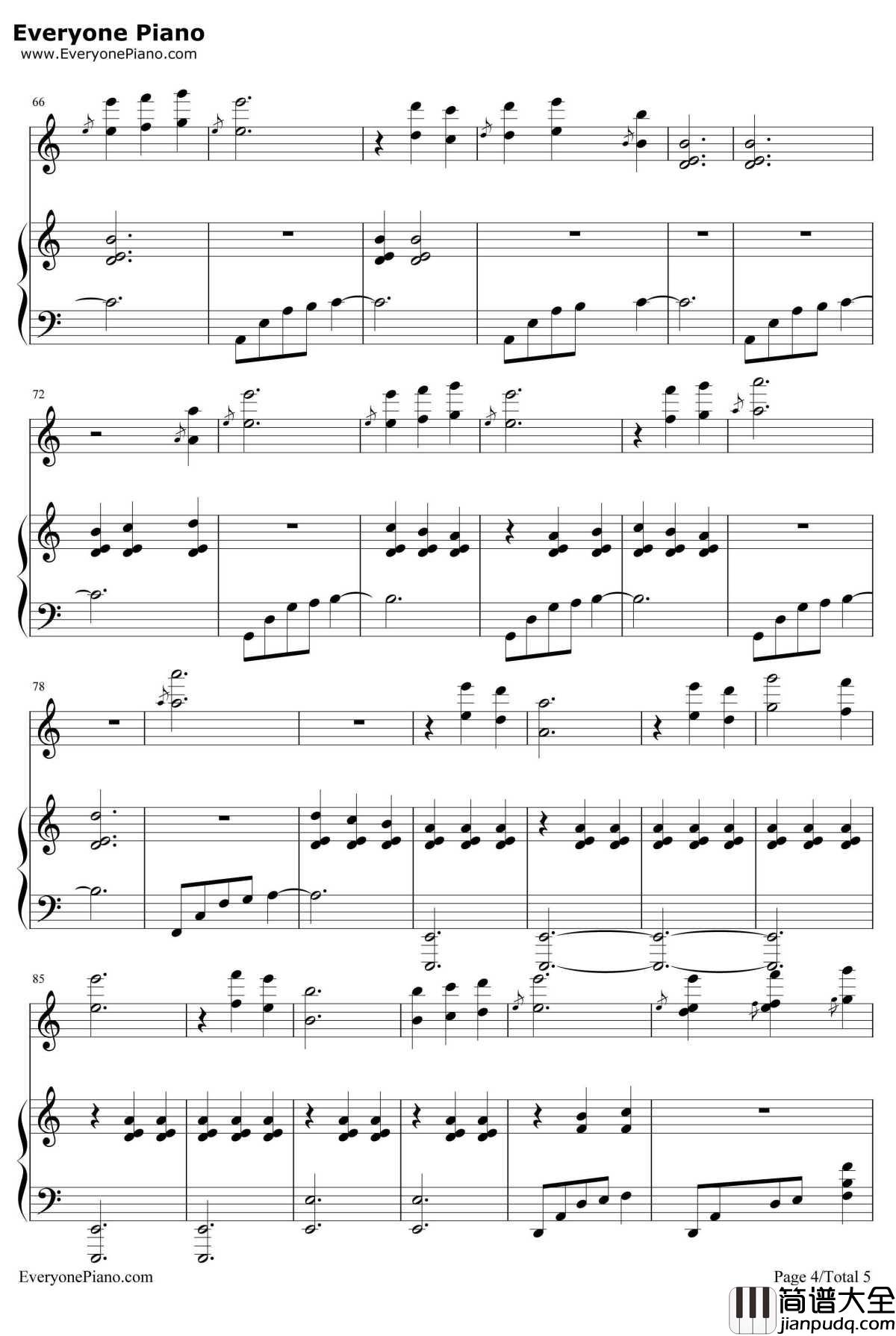 Gwyn_Lord_of_Cinder钢琴谱_樱庭统_黑暗之魂BGM