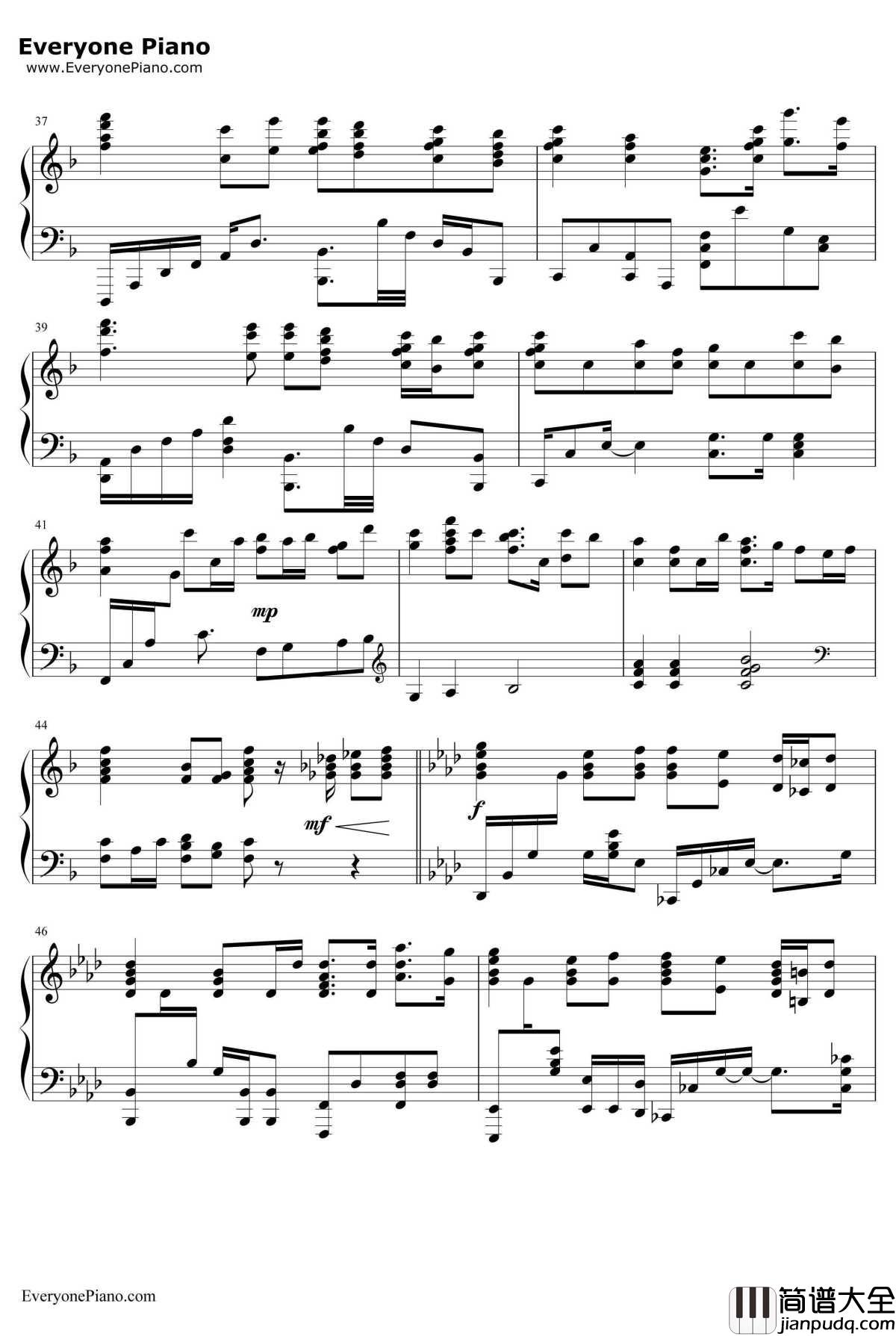 You_Raise_Me_Up钢琴谱_JoshGroban