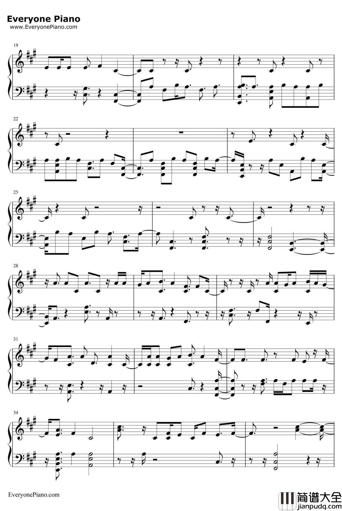 Hey_Hey_Hey钢琴谱_KatyPerry