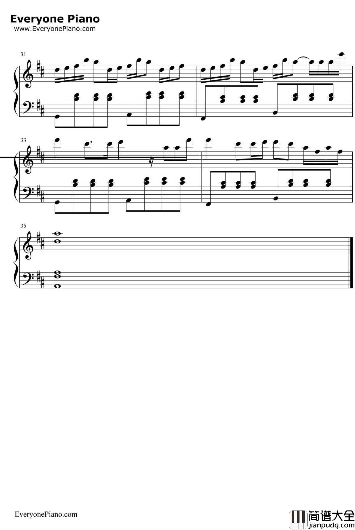 嘘の火花钢琴谱_96猫_人渣的本愿片头曲