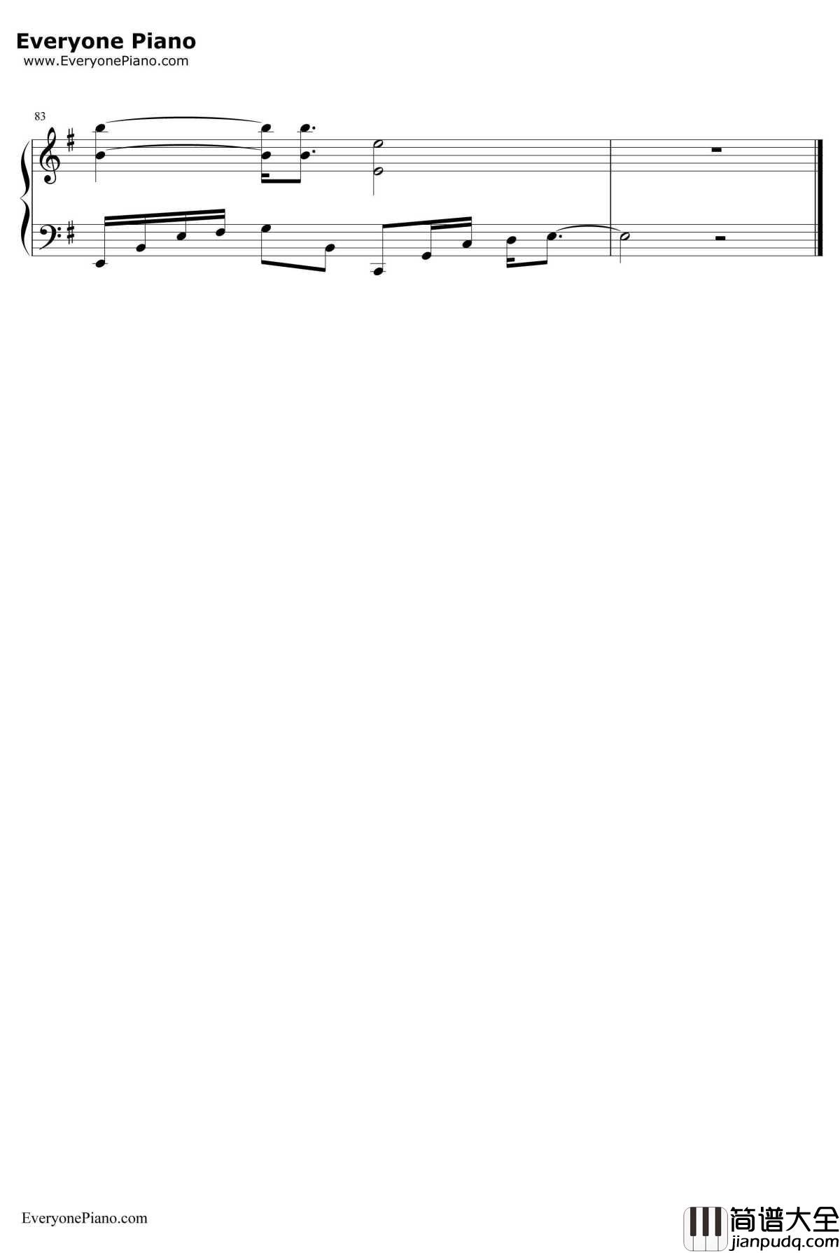 A_lone_On_The_Way钢琴谱_Pianoboy