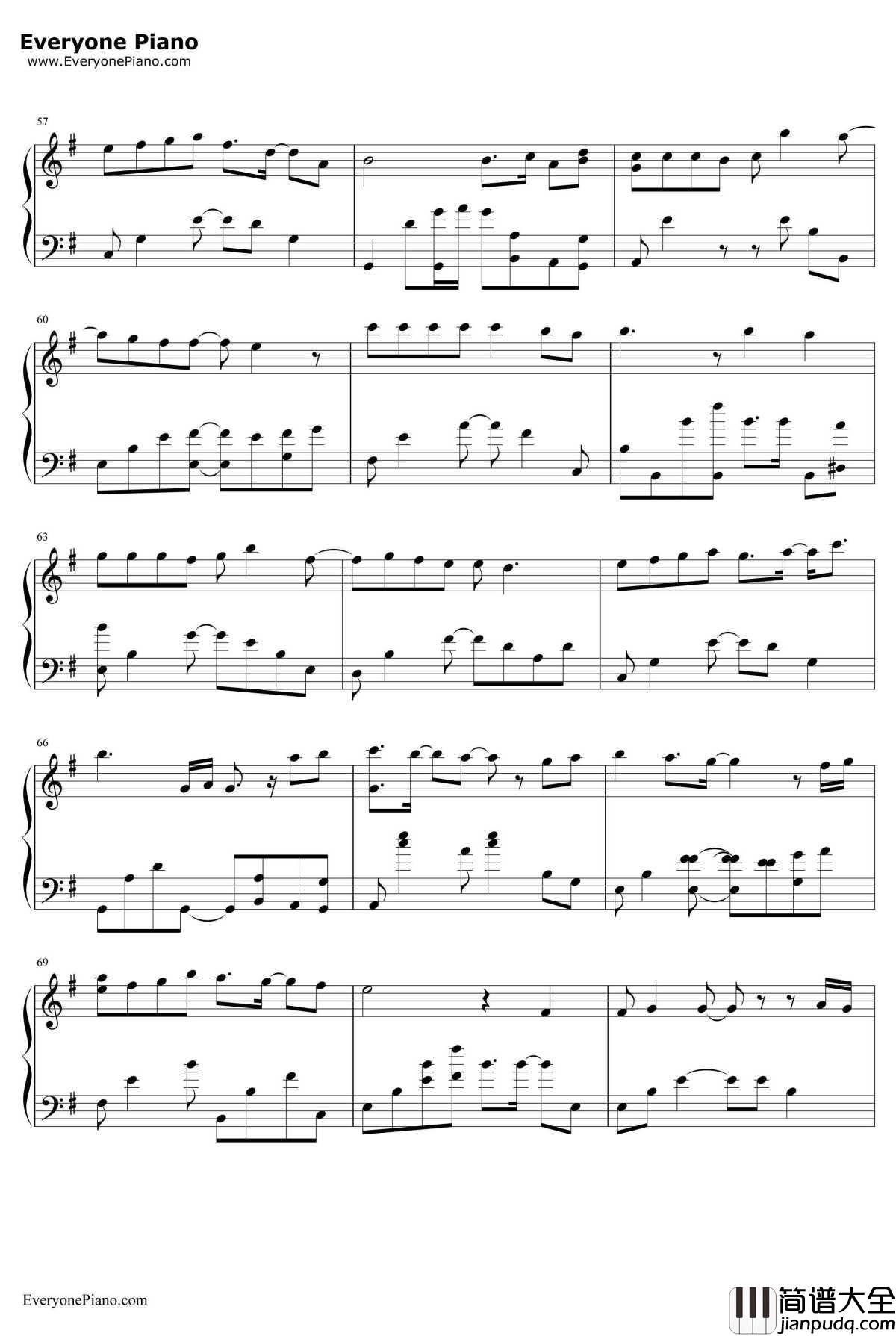 爱囚钢琴谱_庄心妍_