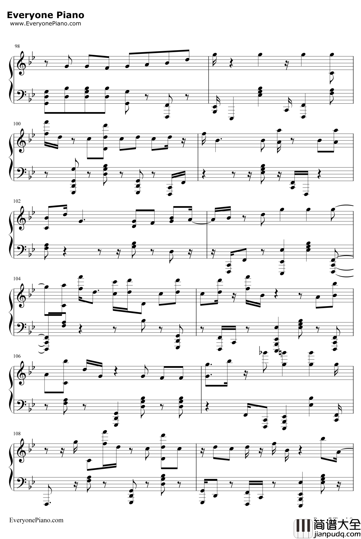 Byte钢琴谱_MartinGarrixBrooks