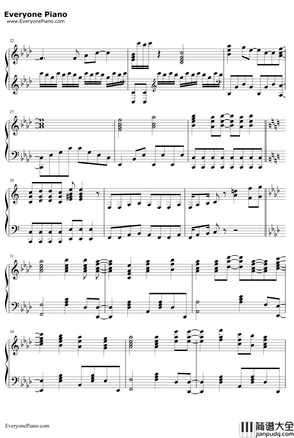 World_Étude钢琴谱_阿尔泰尔(CV:丰崎爱生)_Re:CreatorsED2