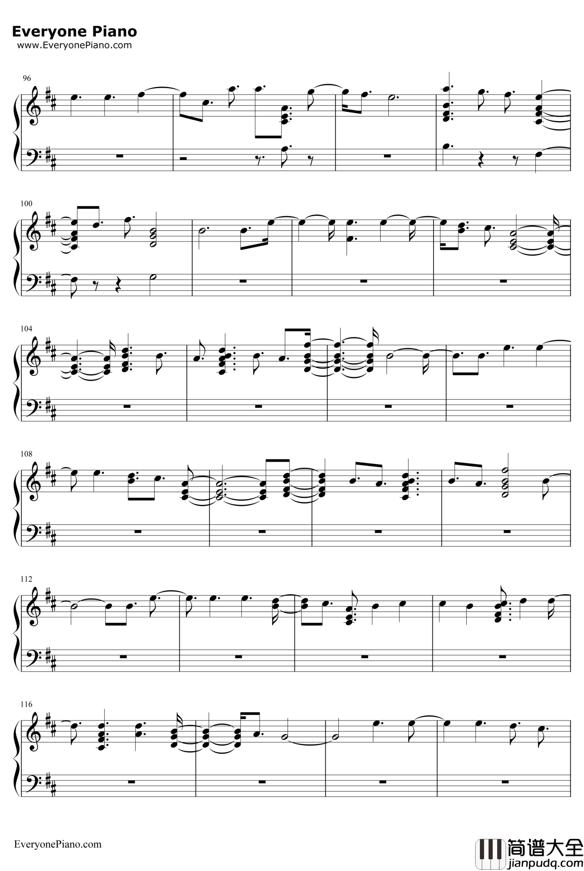 All_My_Love钢琴谱_CashCashftConorMaynard