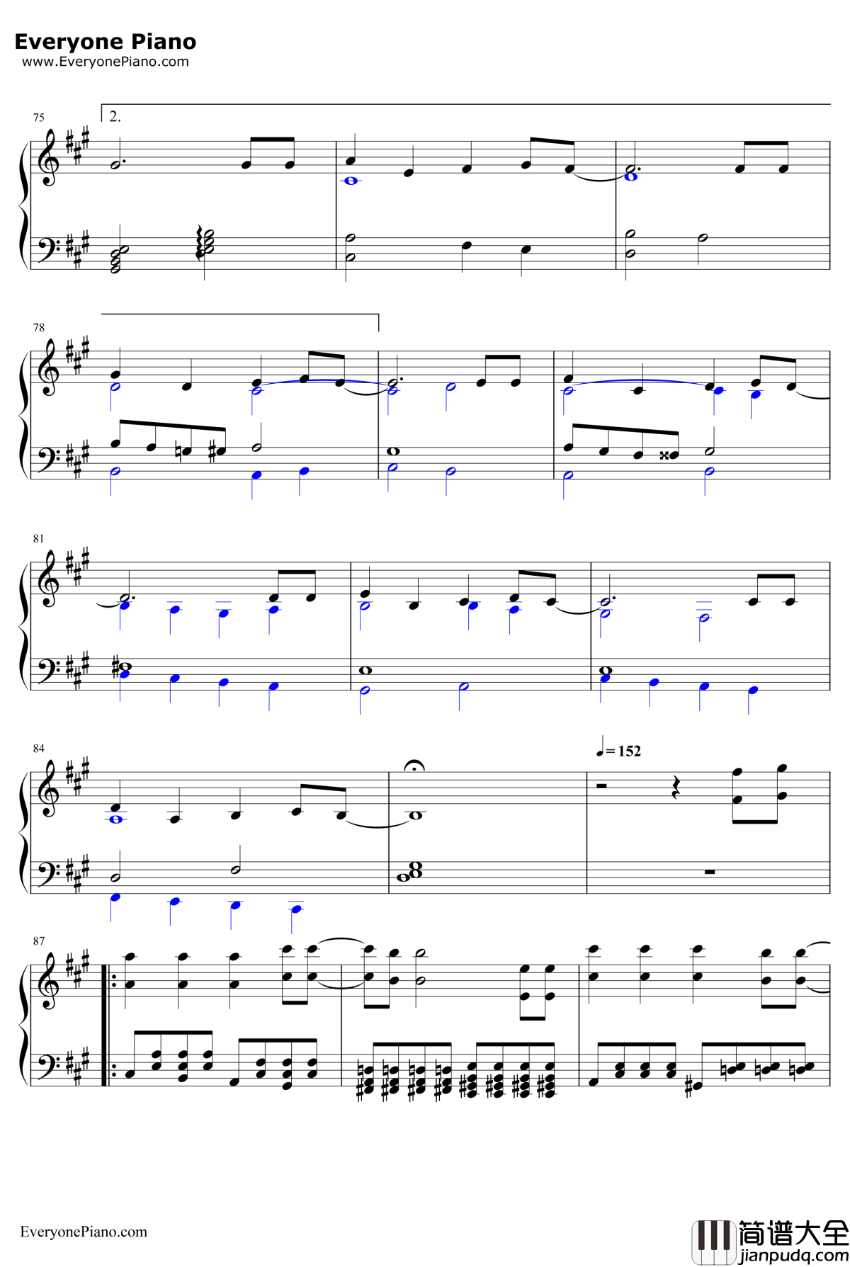 奇迹再现钢琴谱_毛华锋_迪迦奥特曼主题曲