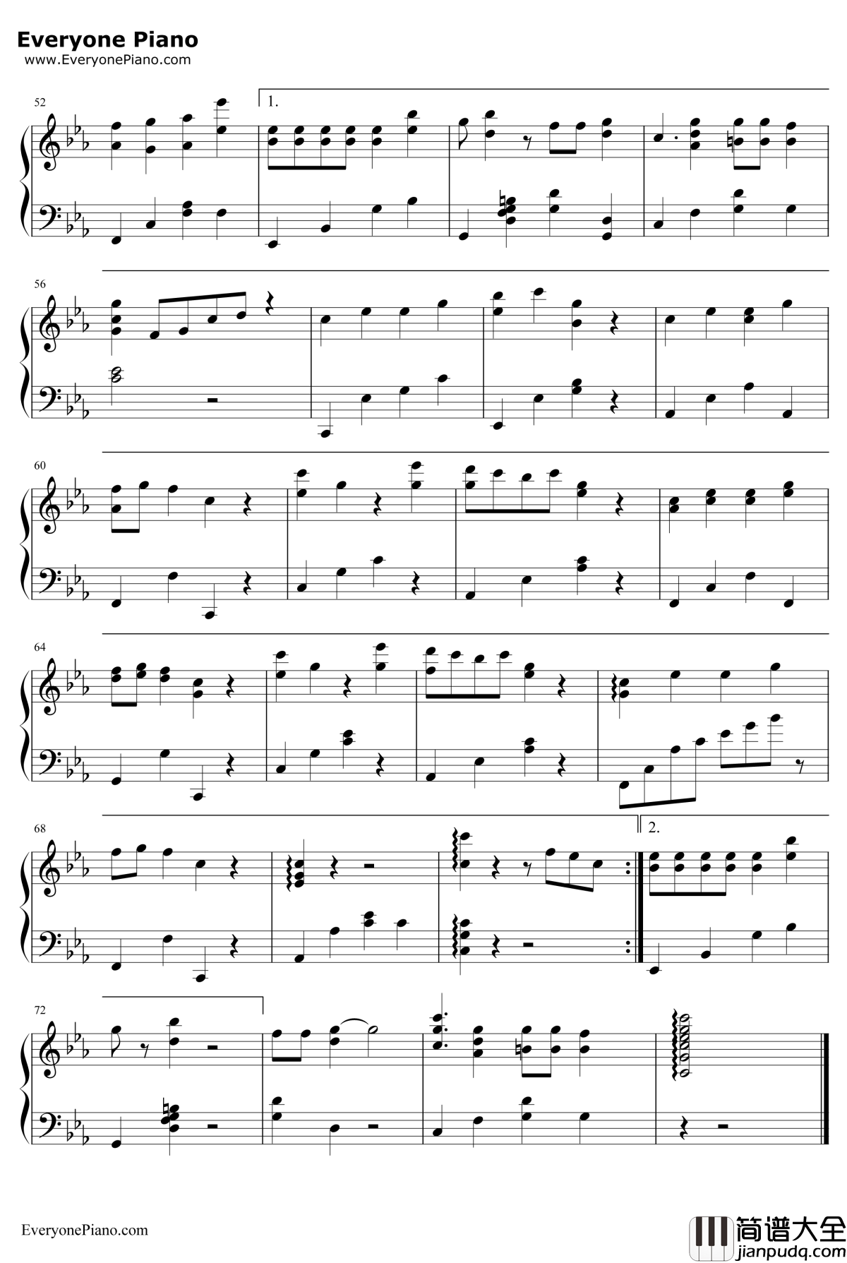 梦中的额吉钢琴谱_乌达木_中国达人秀第二季