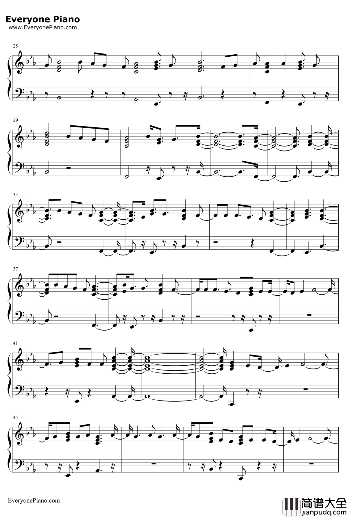 Disconnect钢琴谱_CleanBanditftMarina