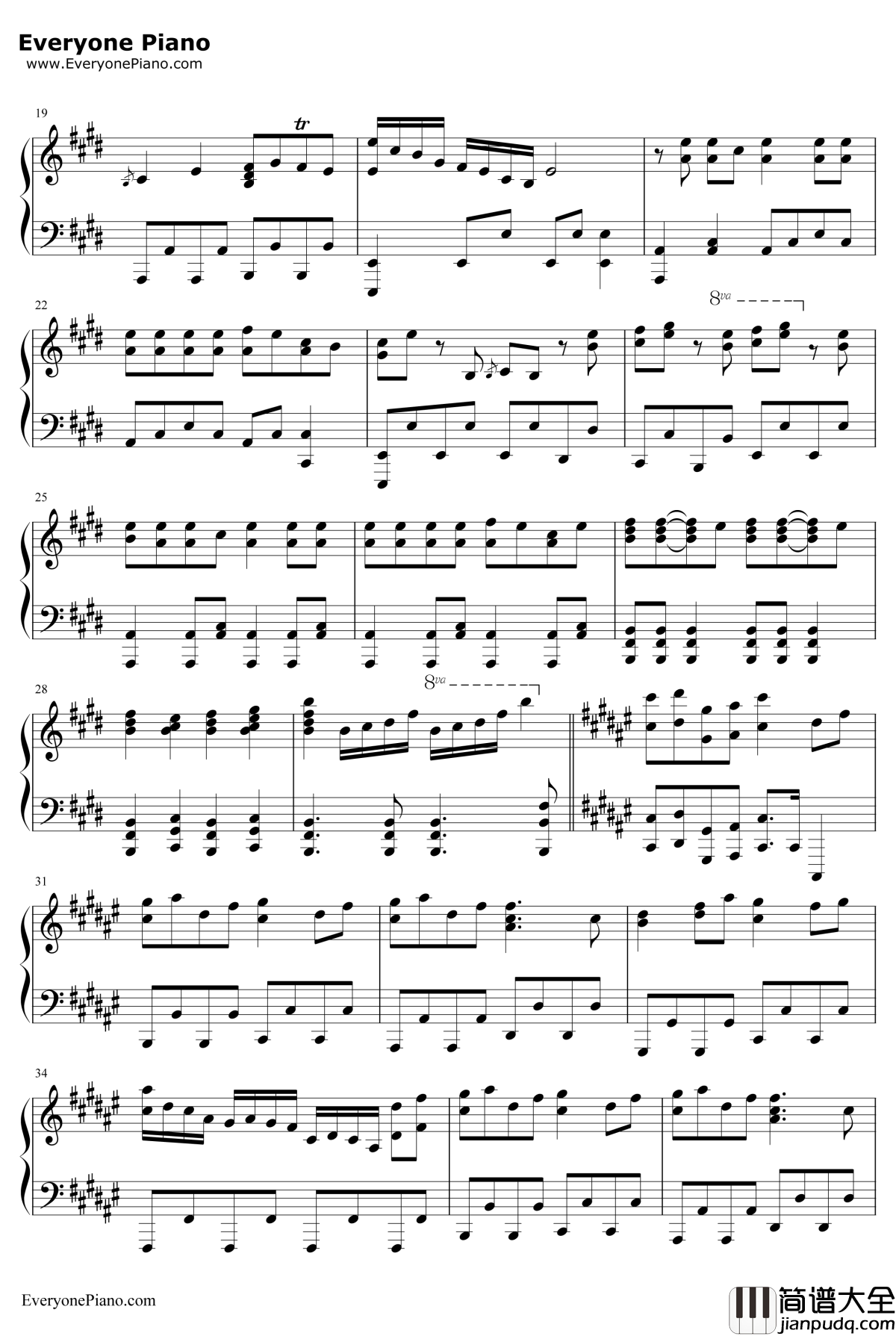 白金迪斯科钢琴谱_井口裕香_伪物语片头曲