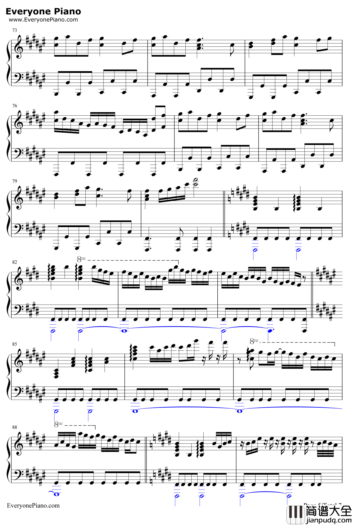 白金迪斯科钢琴谱_井口裕香_伪物语片头曲