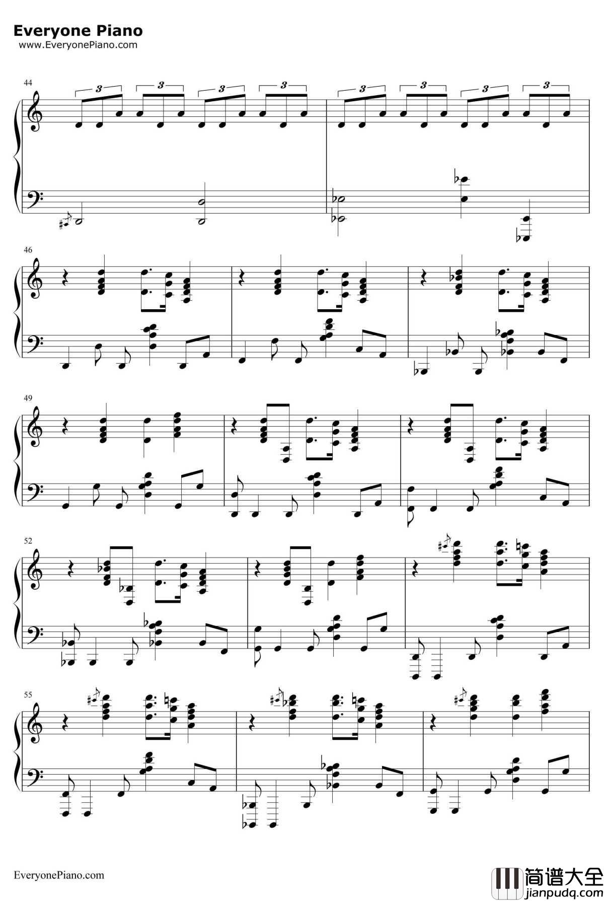 The_Arrival_Of_Kai钢琴谱_HansZimmer_功夫熊猫3天煞主题曲