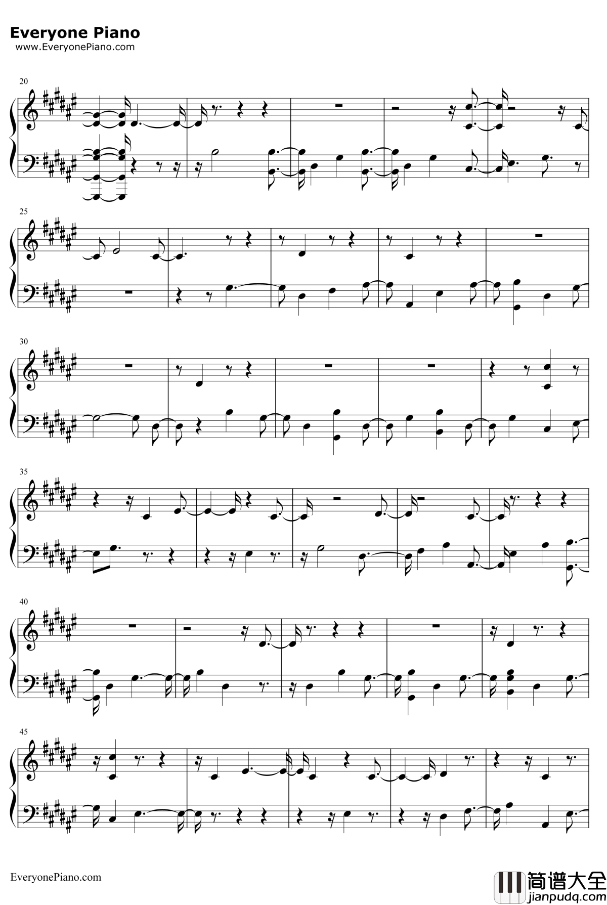 Miracles_Some_one_Special钢琴谱_ColdplayftBigSean