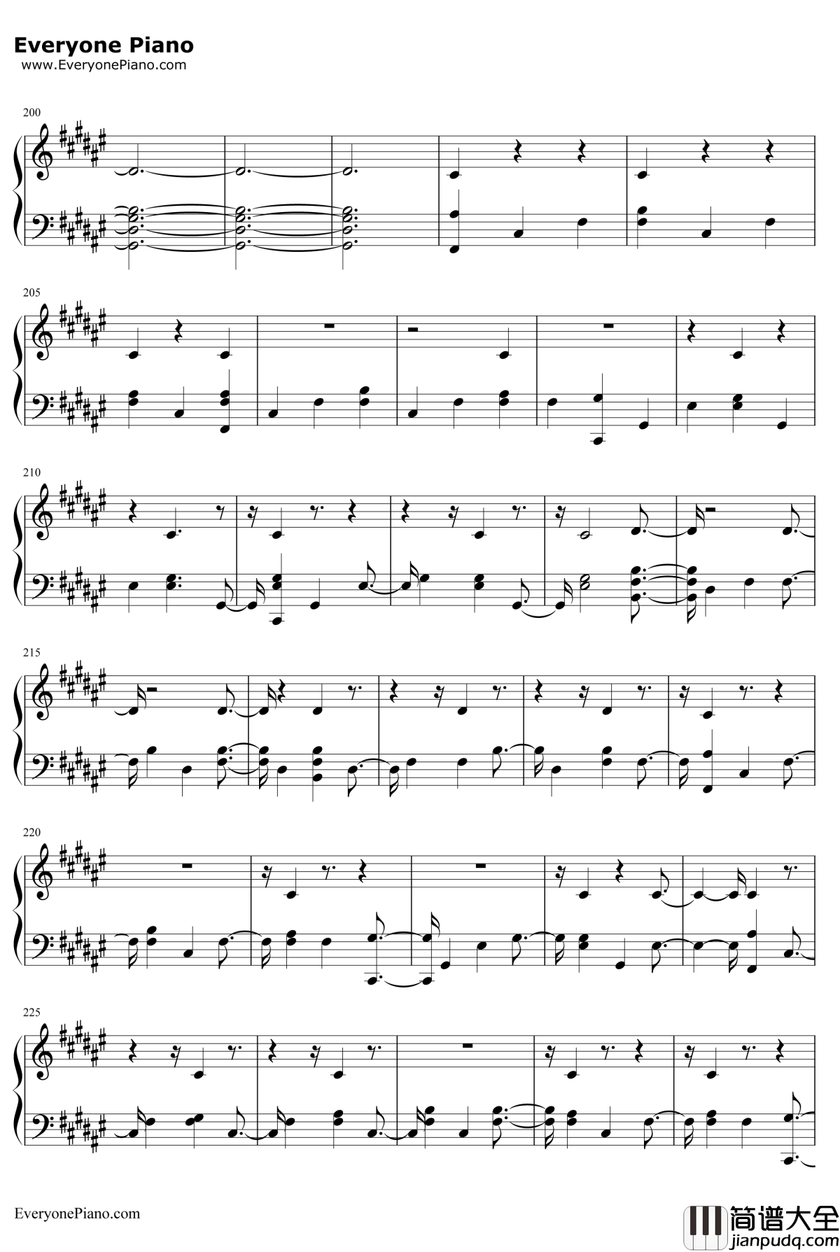 Miracles_Some_one_Special钢琴谱_ColdplayftBigSean