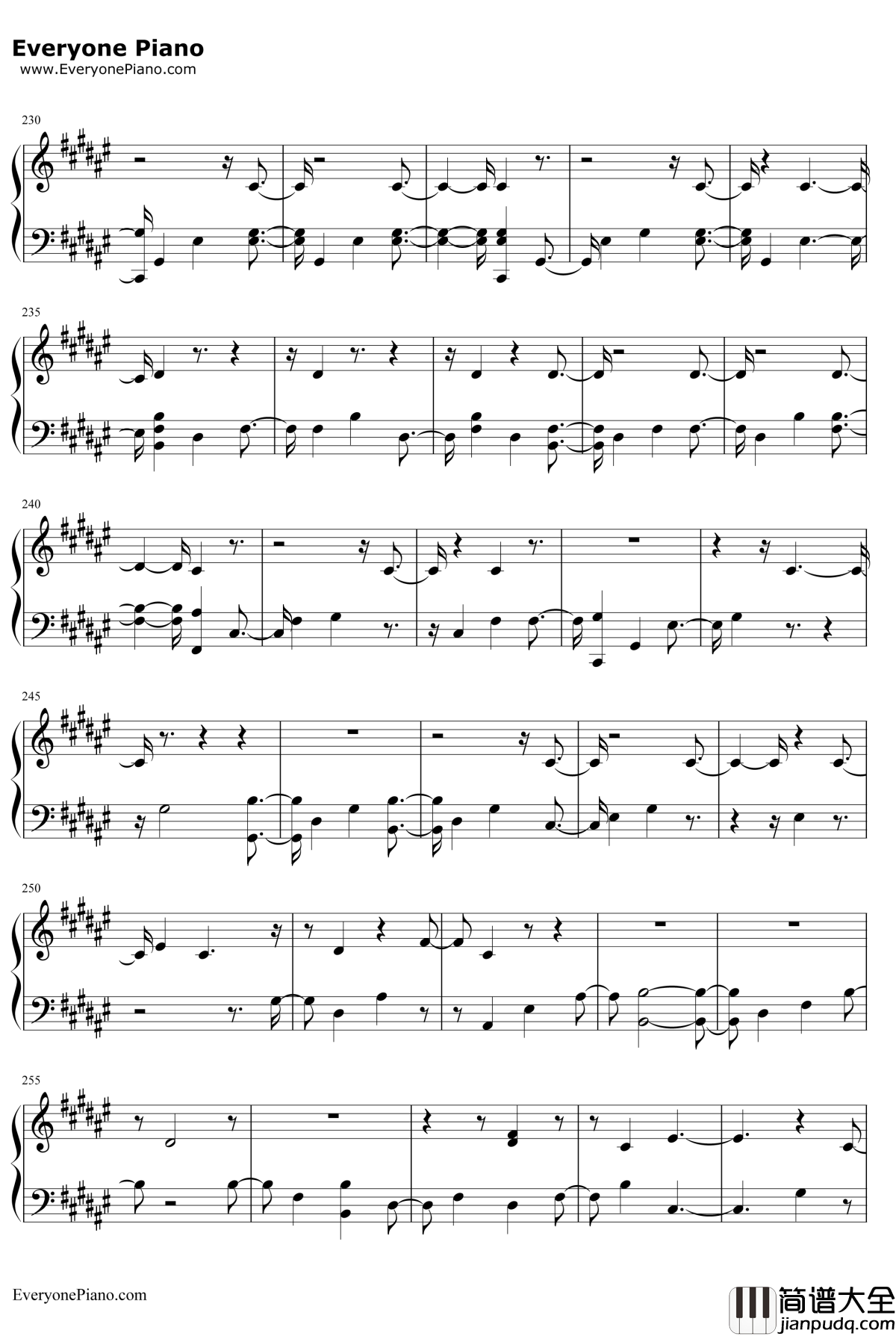 Miracles_Some_one_Special钢琴谱_ColdplayftBigSean