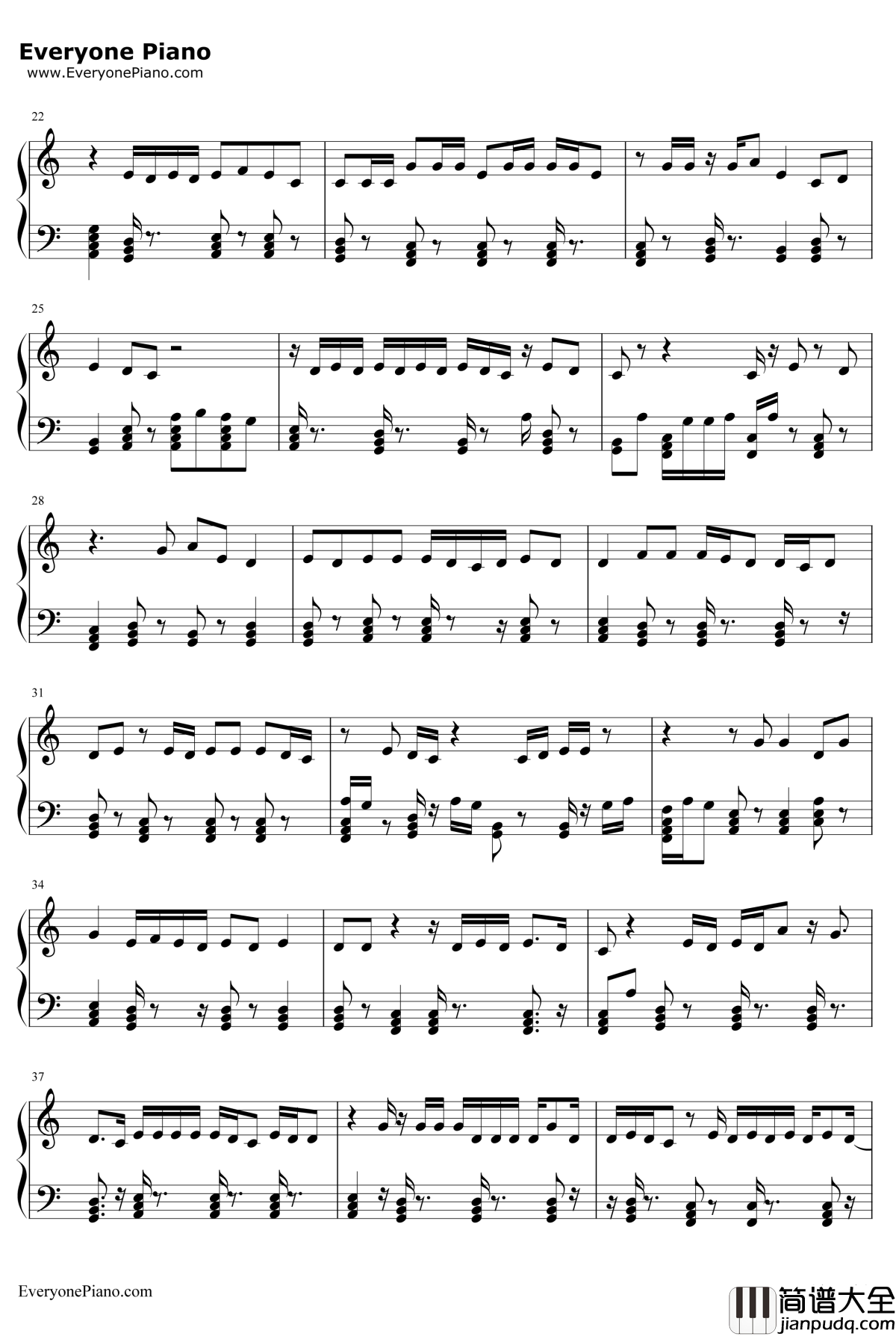 Privacy钢琴谱_ChrisBrown