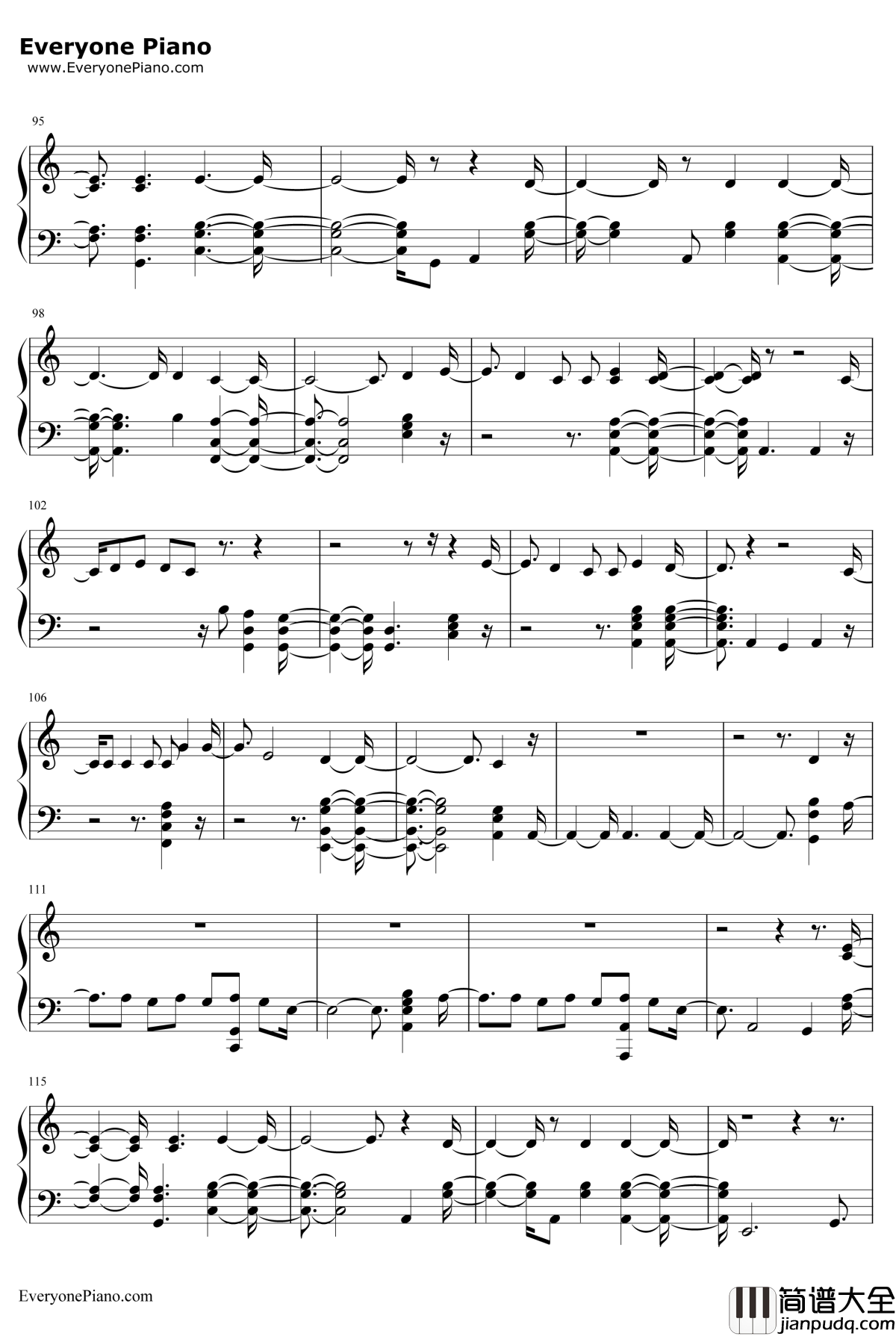 Prayers_Up钢琴谱_CalvinHarris